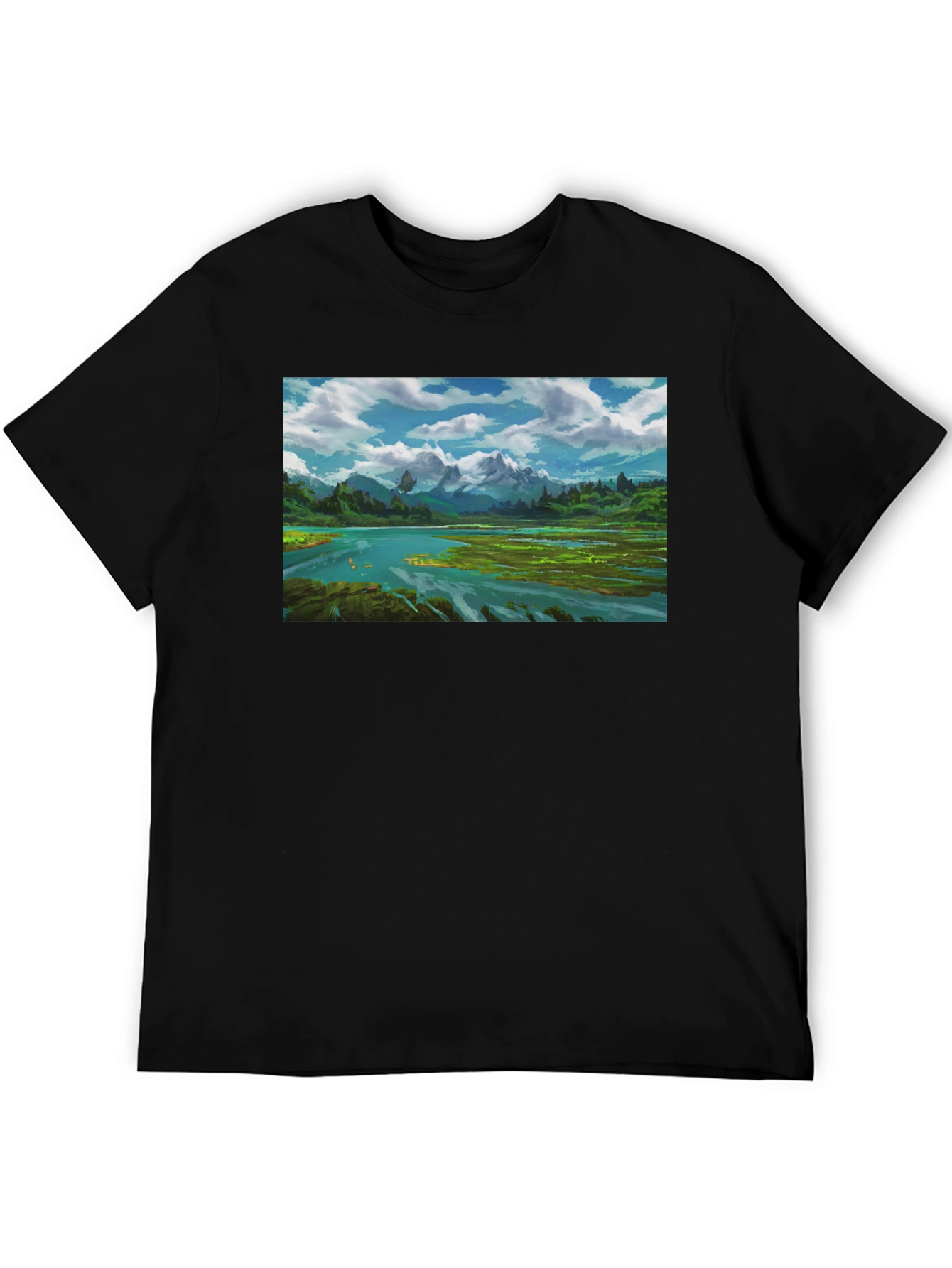 Mountain Landscape Graphic Tee