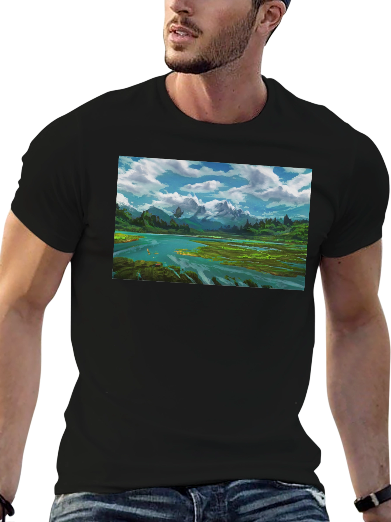 Mountain Landscape Graphic Tee