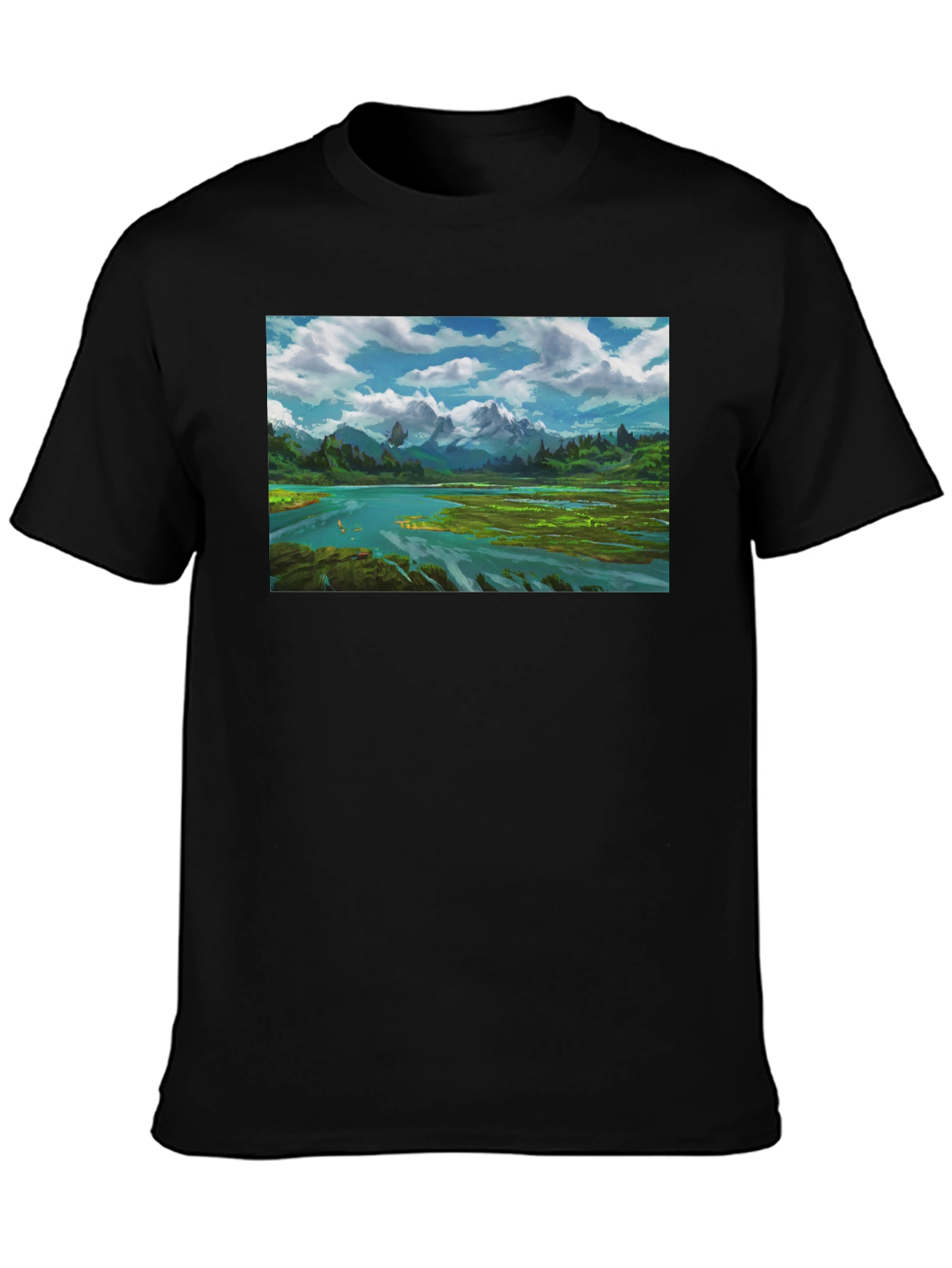 Mountain Landscape Graphic Tee
