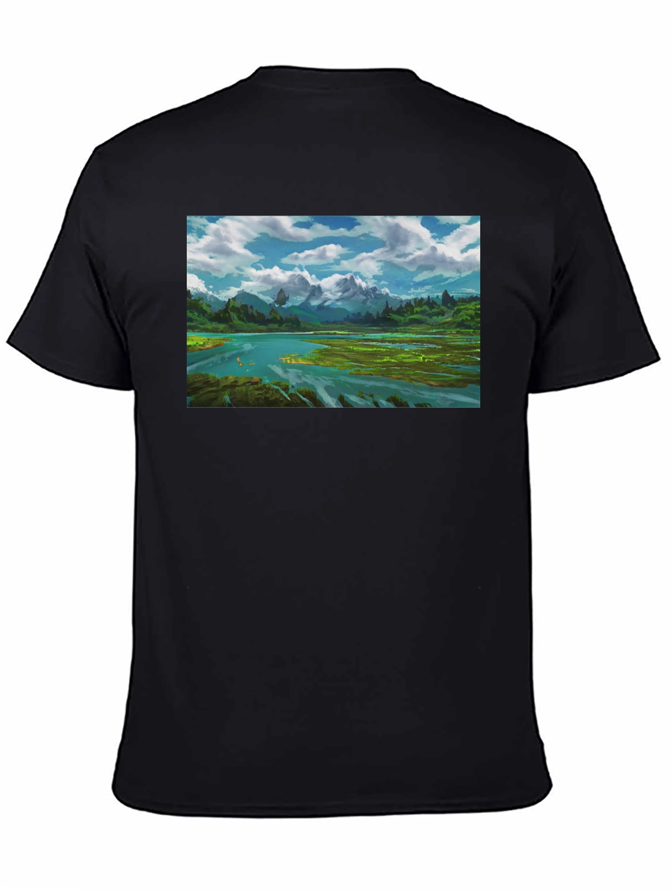 Mountain Landscape Graphic Tee