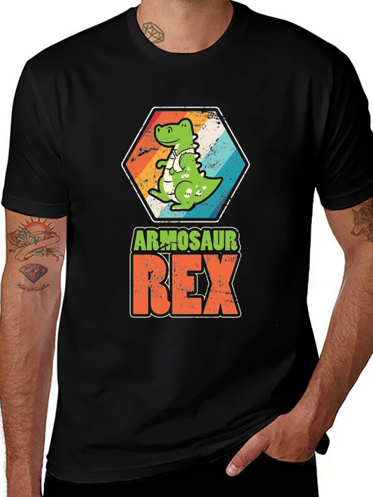 Armosaur Rex T-Shirt Dinosaur Graphic Tee