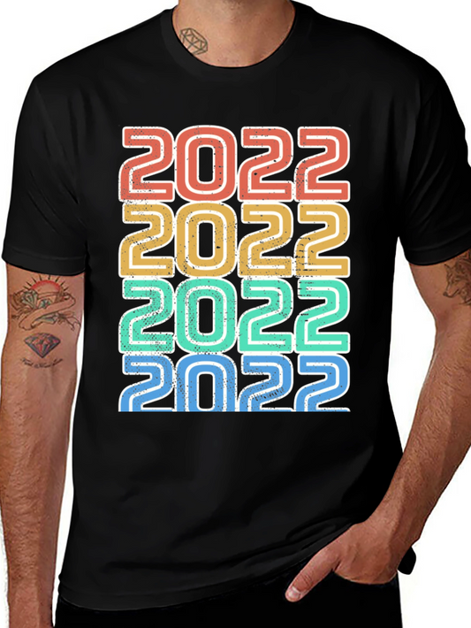 Retro 2022 Graphic Tee - Vintage Style
