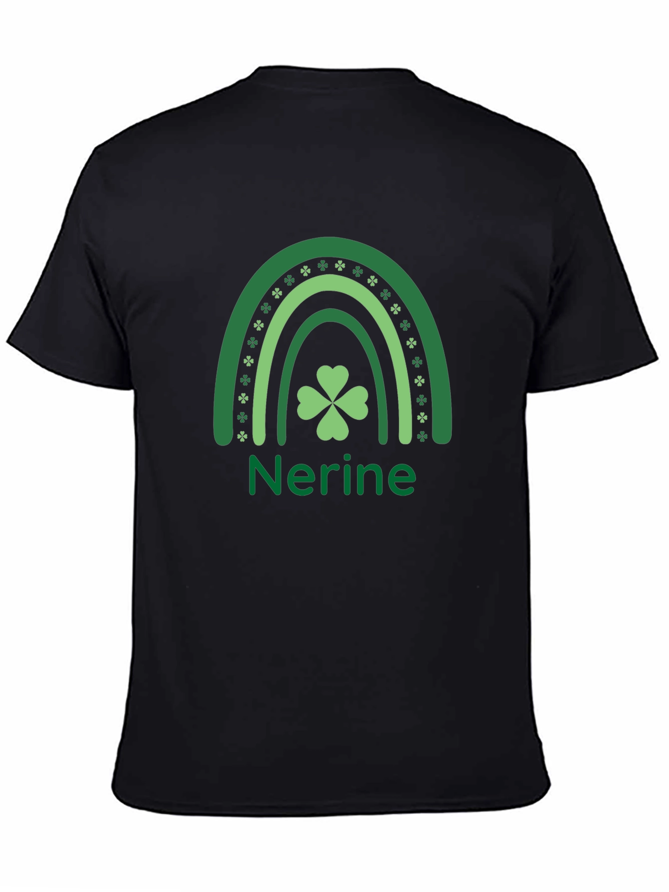 Nerine St. Patricks Day Shamrock Rainbow T-Shirt