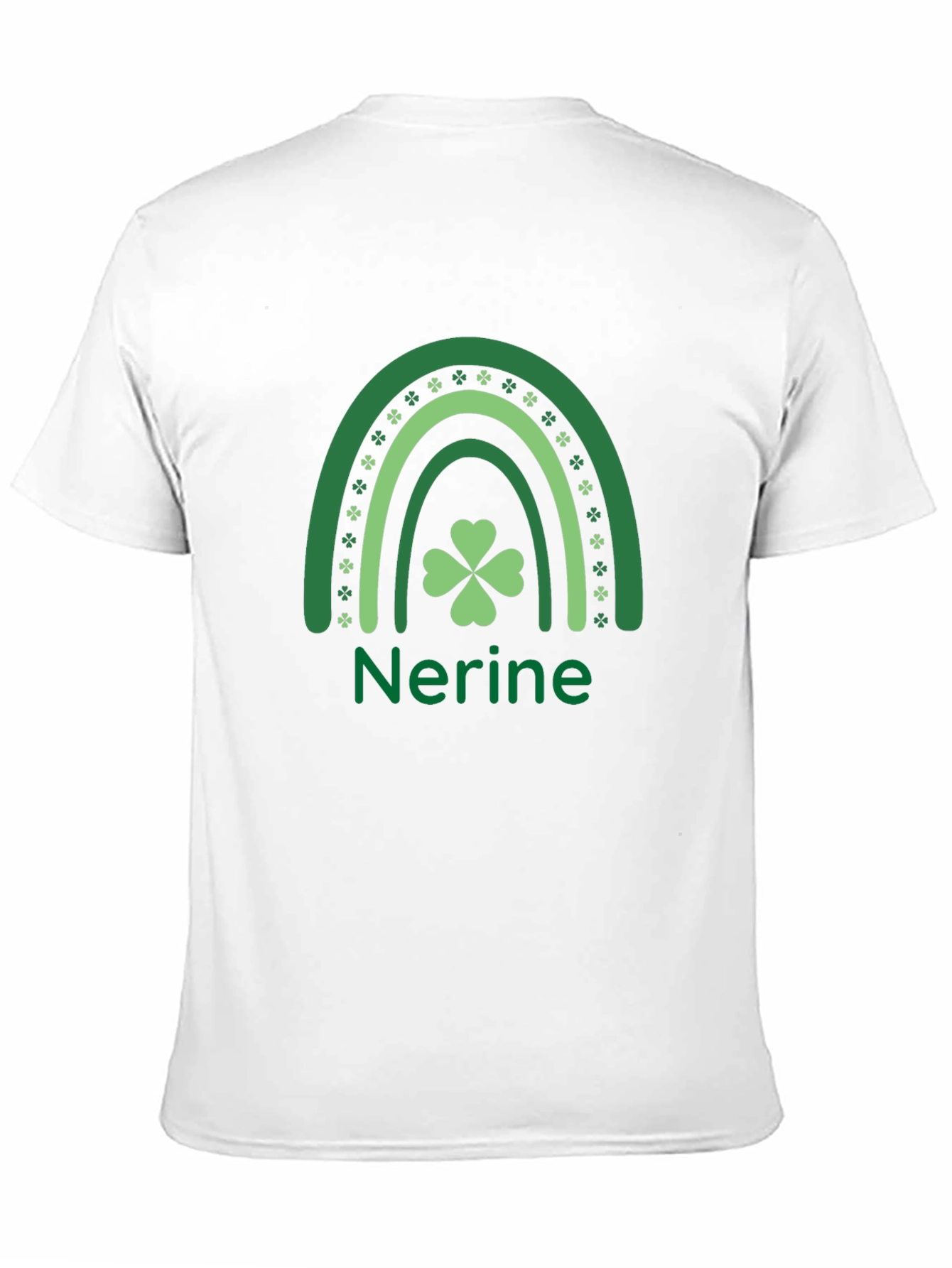 Nerine St. Patricks Day Shamrock Rainbow T-Shirt