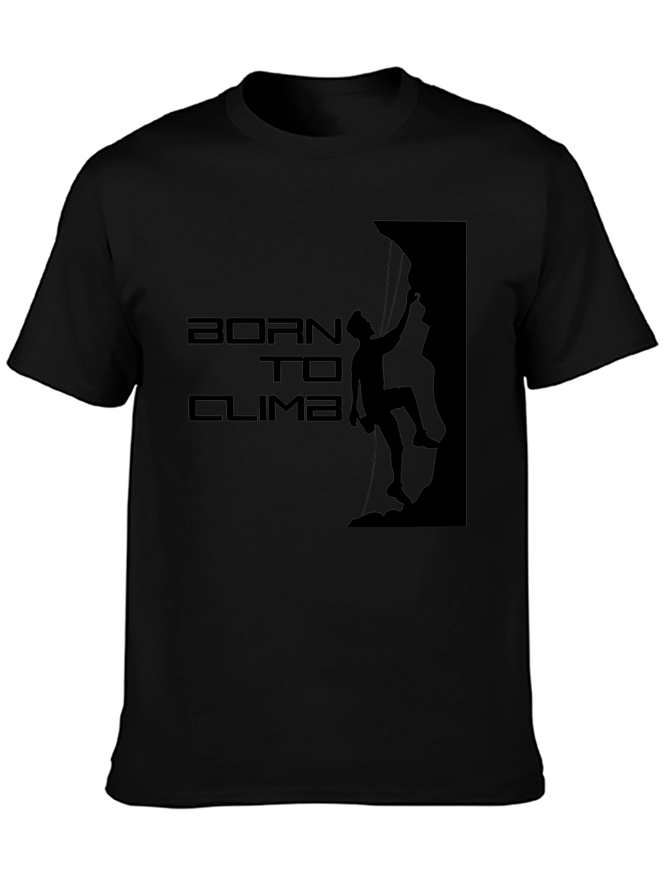 Born to Climb Black T-Shirt