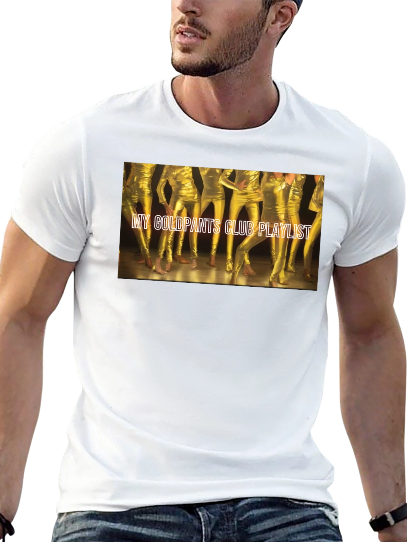 My Gold Pants Club Playlist Tee