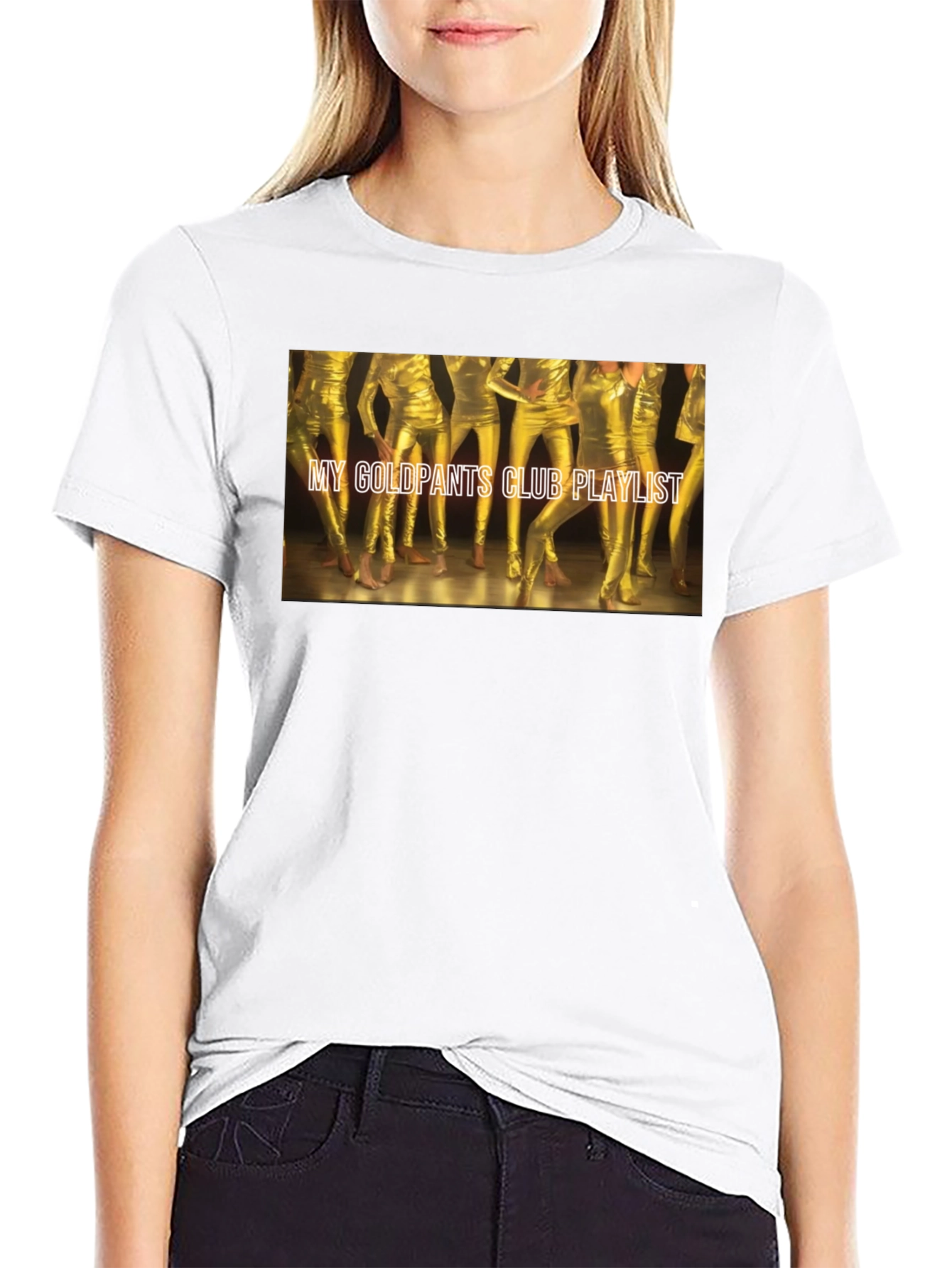 My Gold Pants Club Playlist Tee