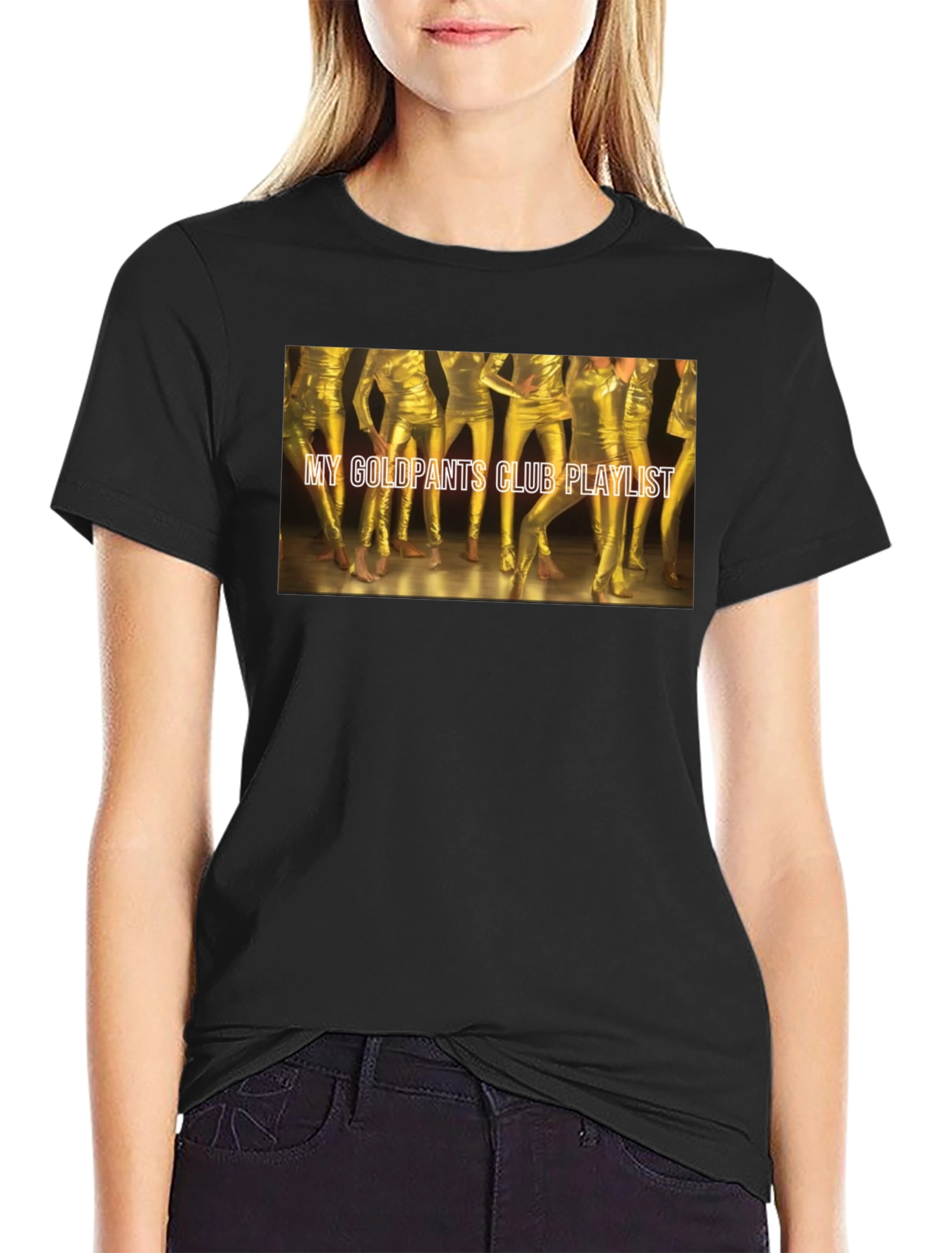 My Gold Pants Club Playlist Tee