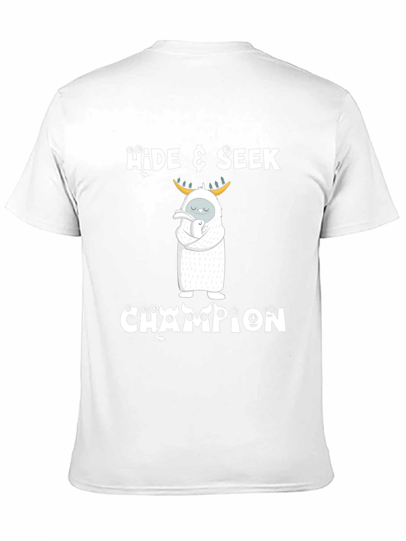 Hide & Seek Champion T-Shirt - Yeti with Baby