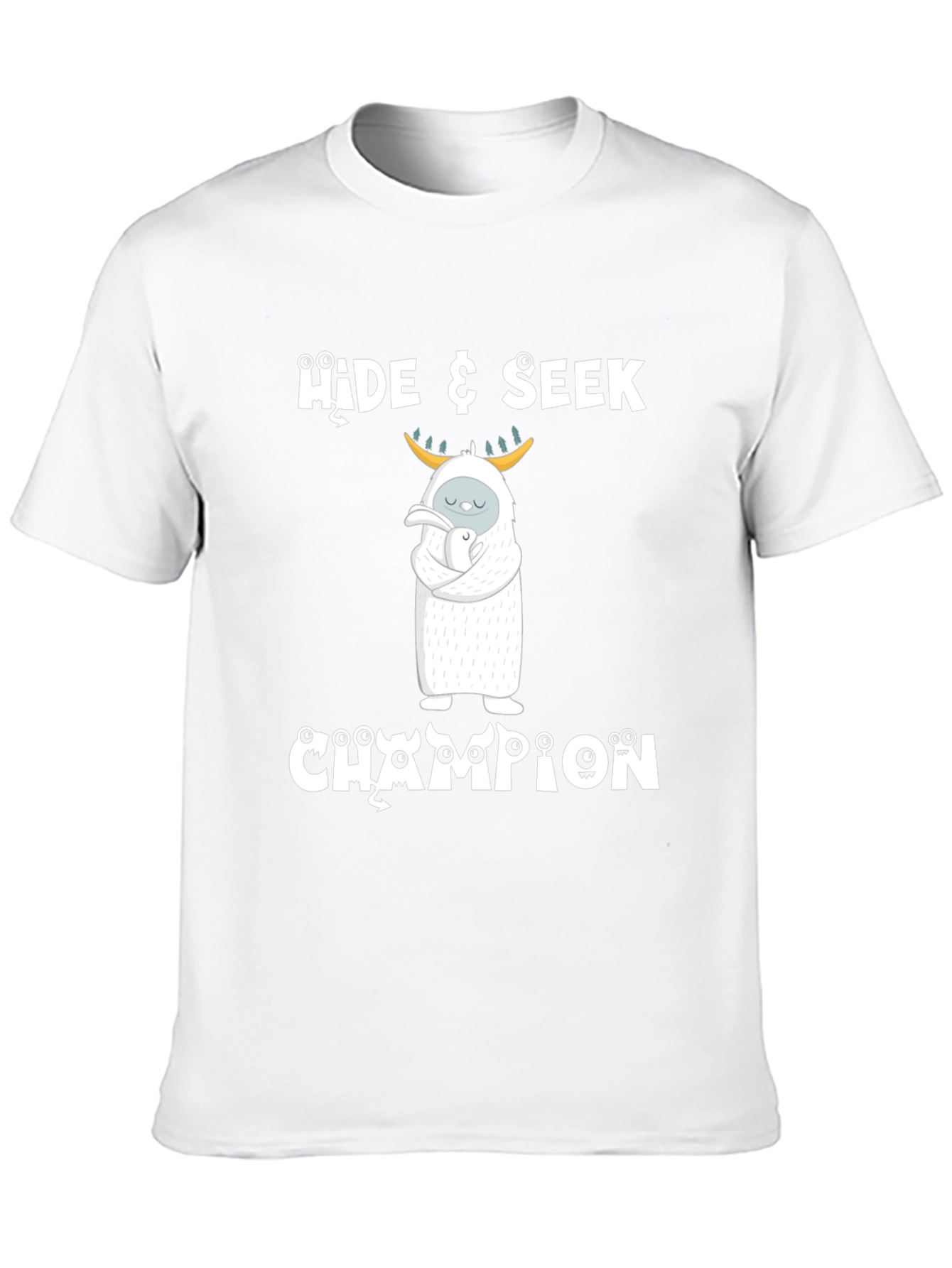 Hide & Seek Champion T-Shirt - Yeti with Baby