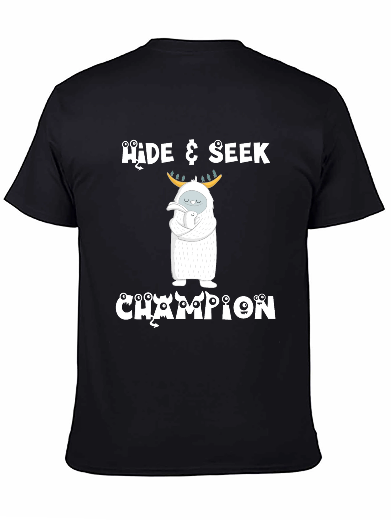 Hide & Seek Champion T-Shirt - Yeti with Baby