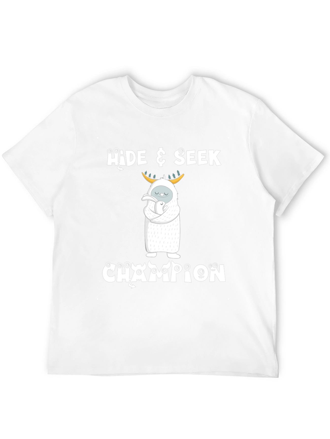 Hide & Seek Champion T-Shirt - Yeti with Baby
