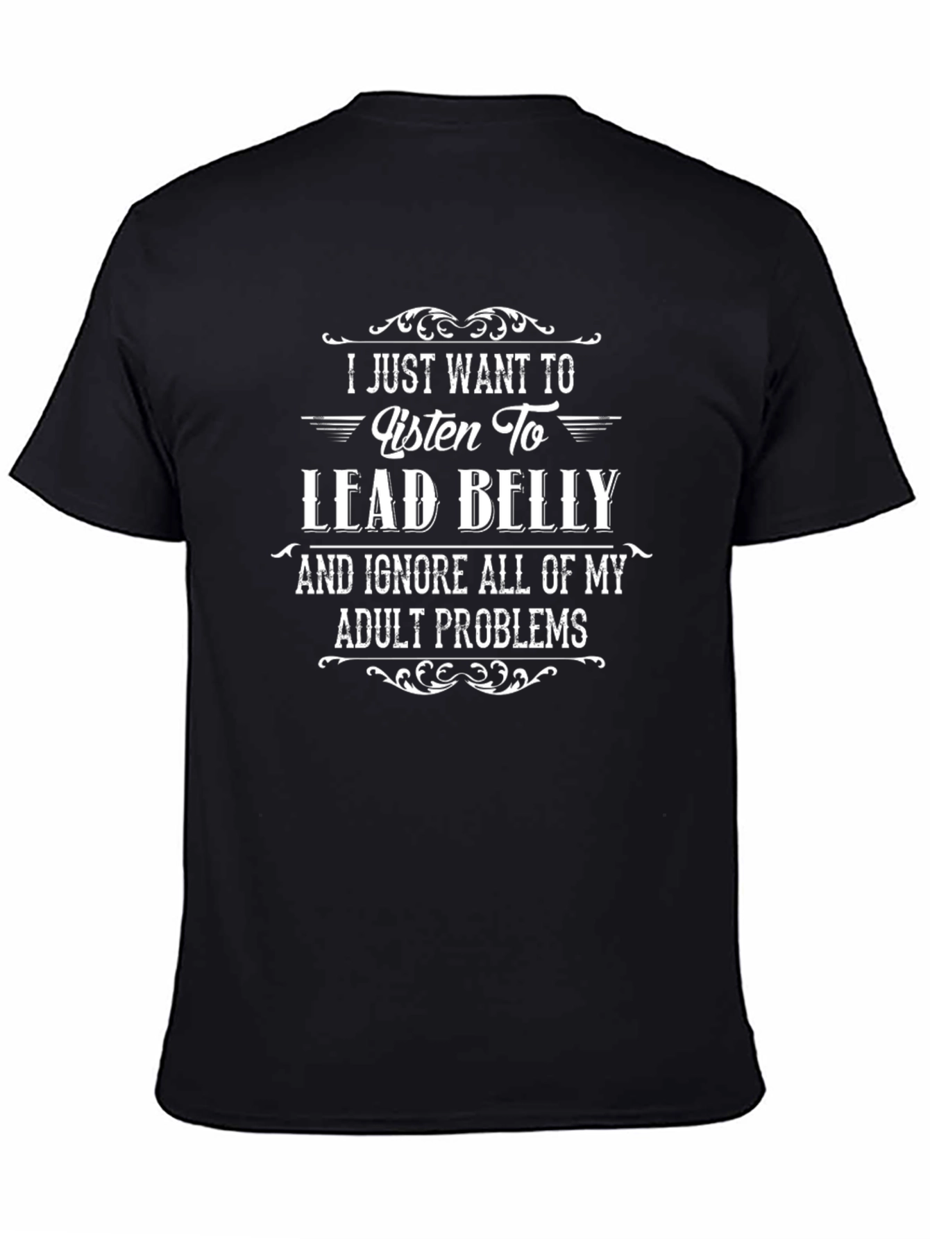 Lead Belly Music T-Shirt - Ignore Adult Problems
