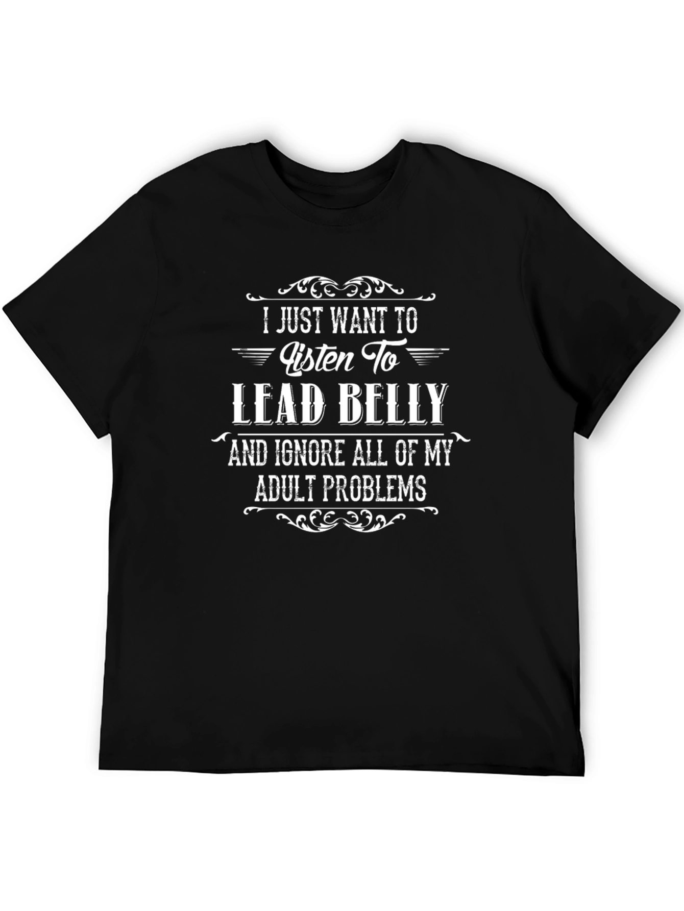 Lead Belly Music T-Shirt - Ignore Adult Problems
