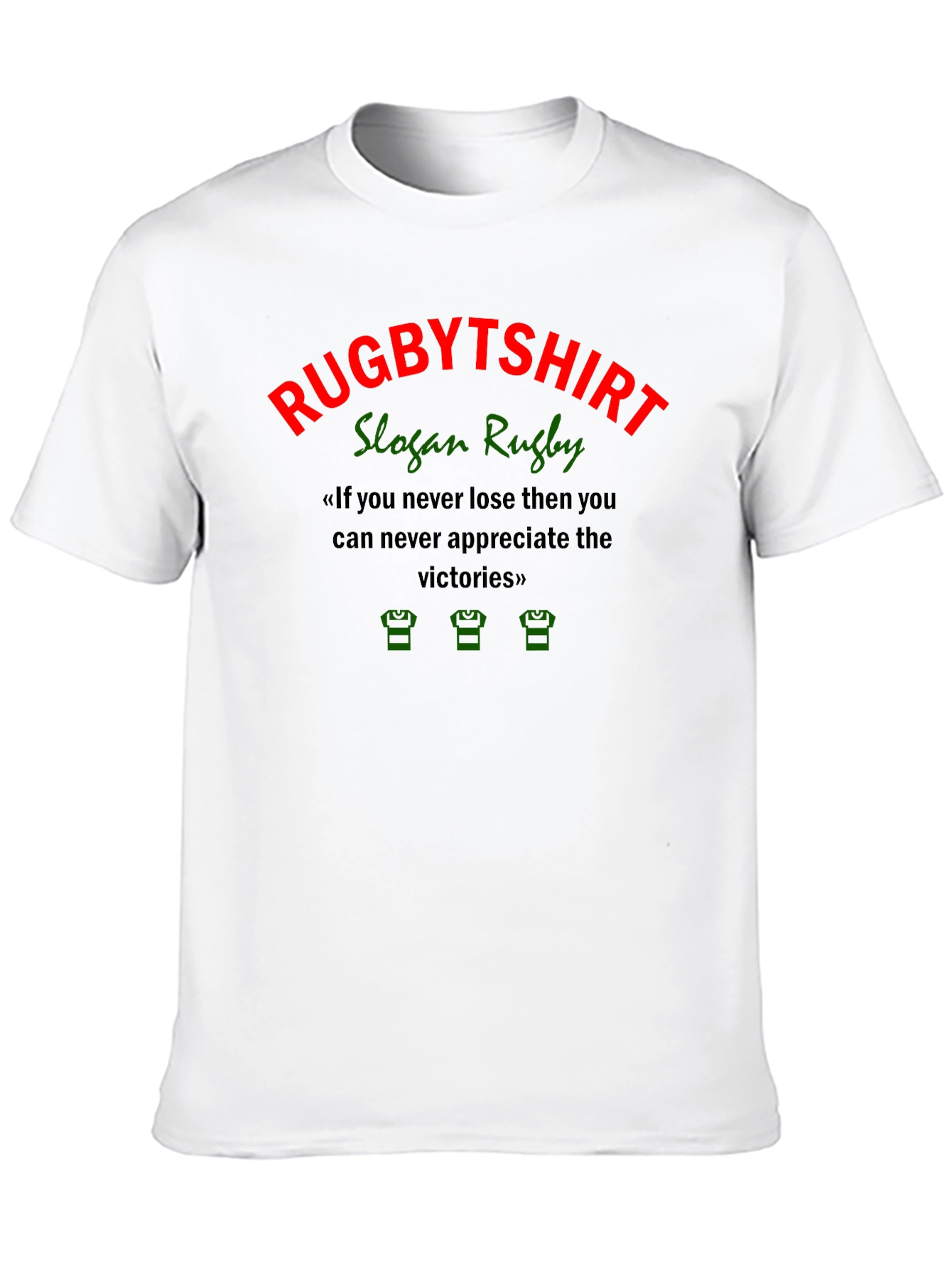 RugbyTshirt Slogan Graphic Tee