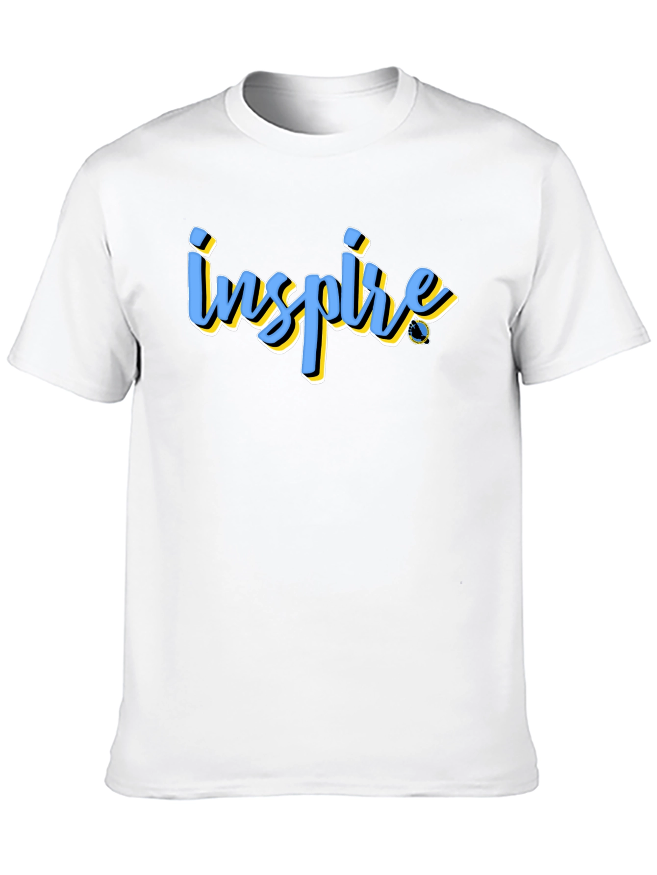 Inspire Graphic Tee - Black Cotton Blend