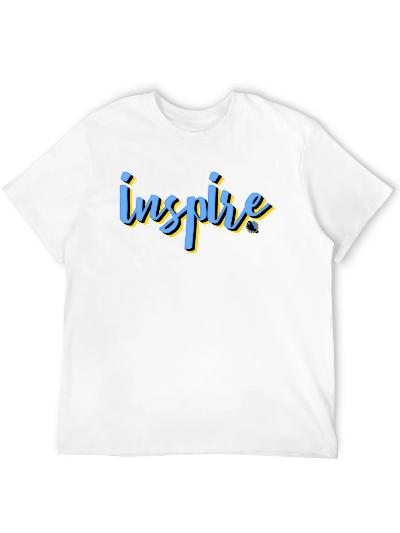 Inspire Graphic Tee - Black Cotton Blend