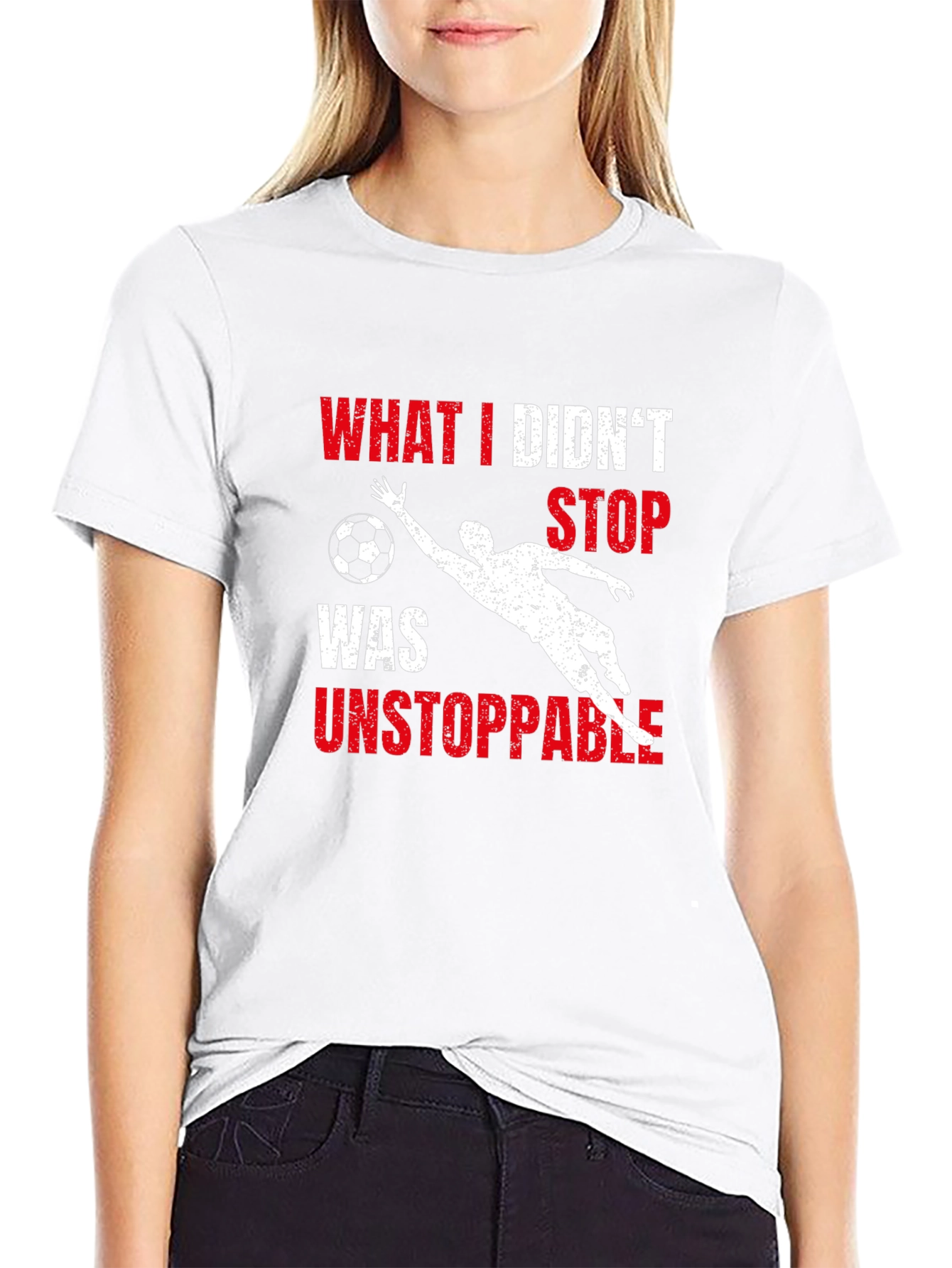 Unstoppable Goalie Graphic T-Shirt - Soccer Fan Apparel