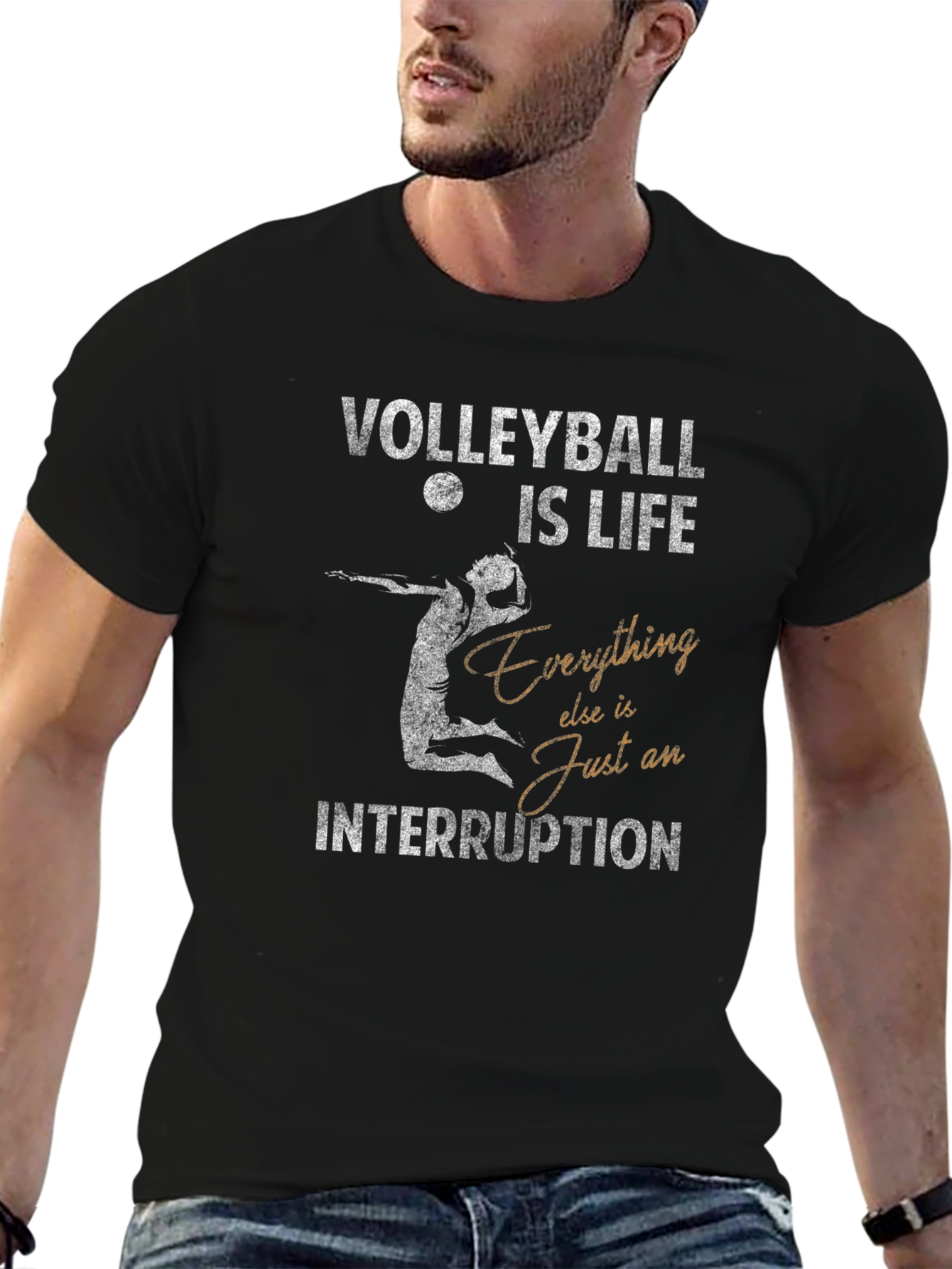 Volleyball is Life Graphic T-Shirt