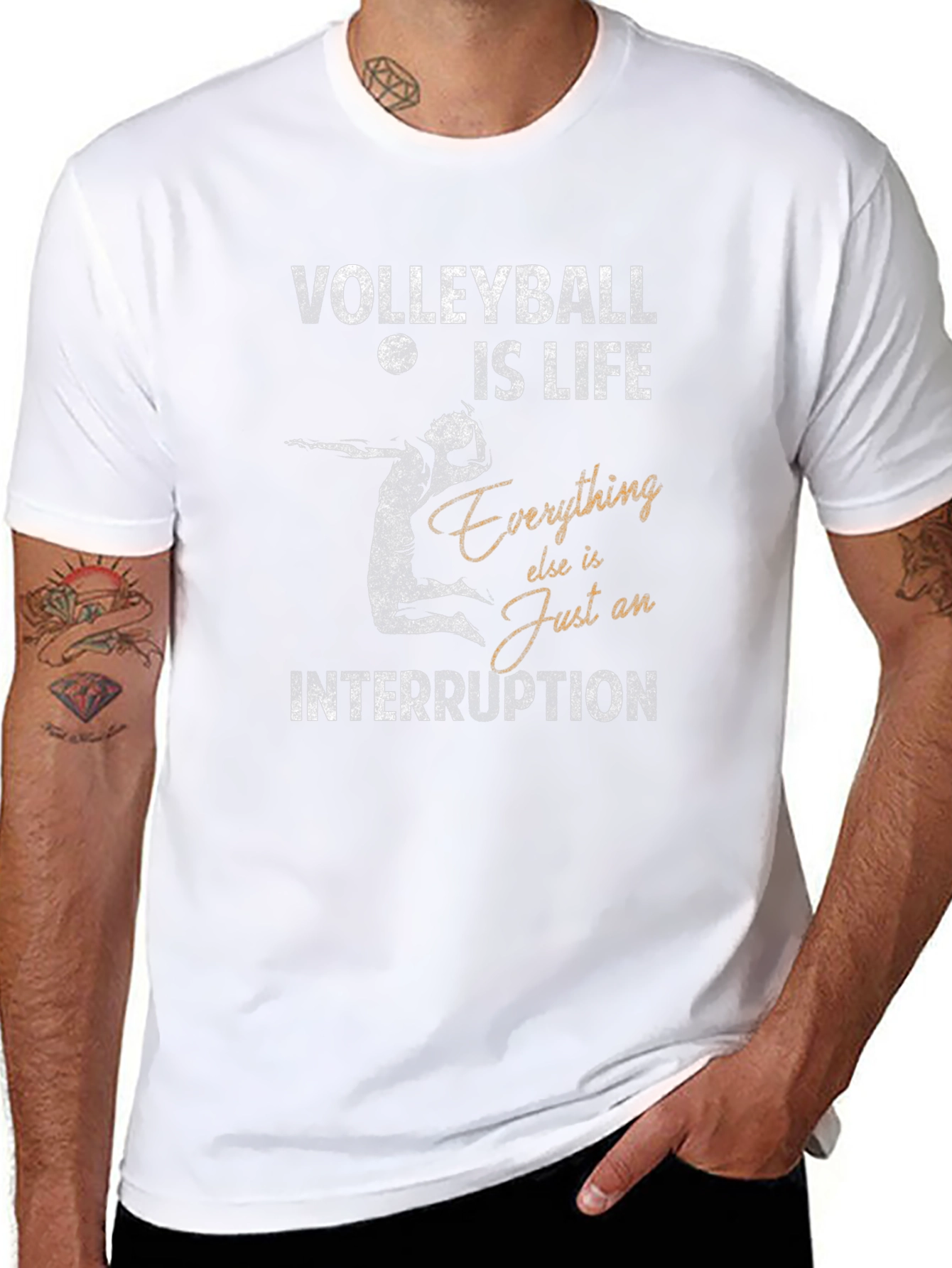 Volleyball is Life Graphic T-Shirt