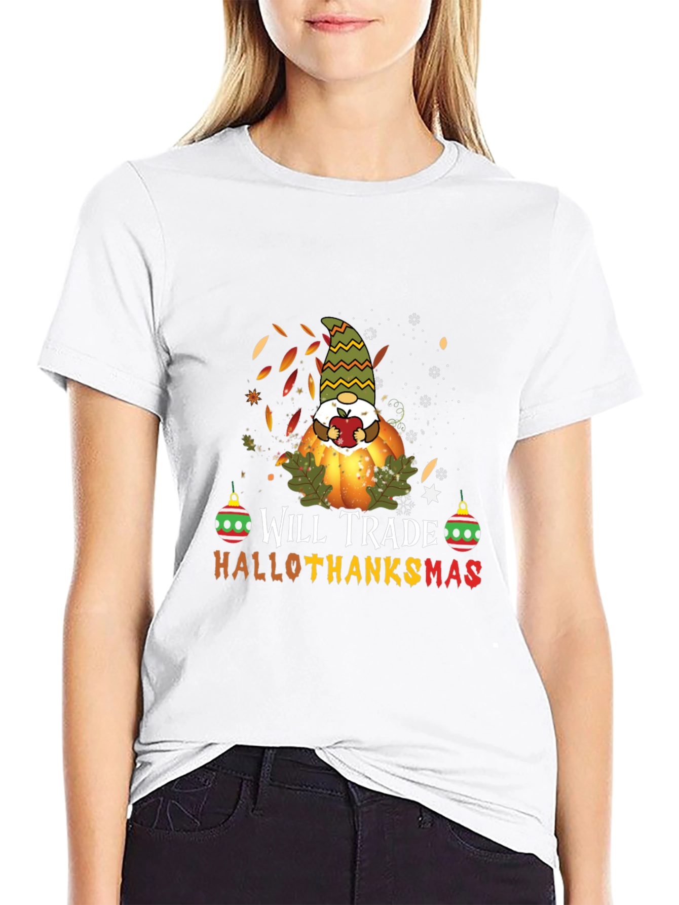 Hallothanksmas Gnome T-Shirt
