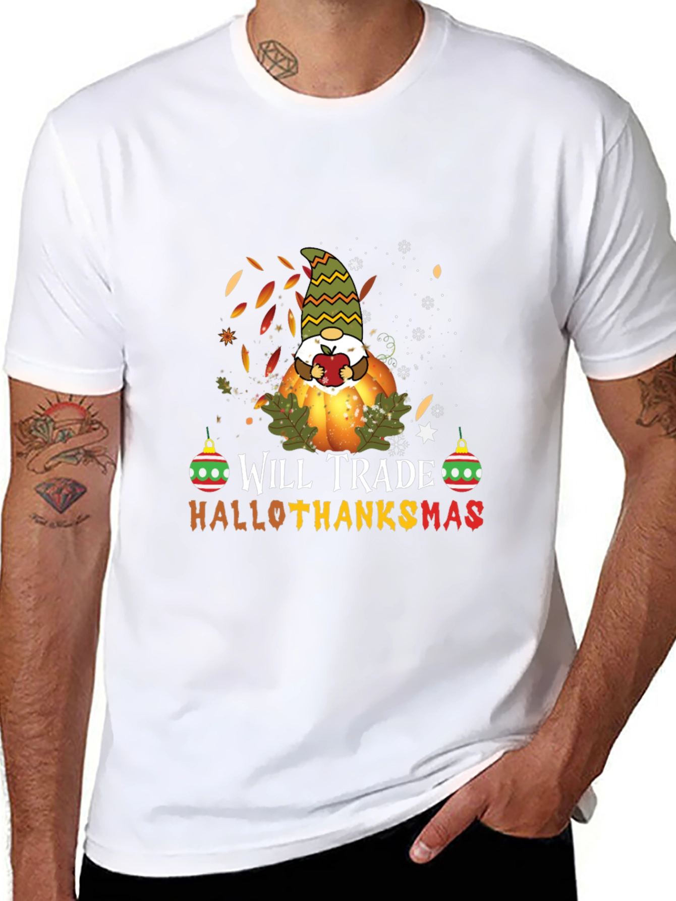 Hallothanksmas Gnome T-Shirt