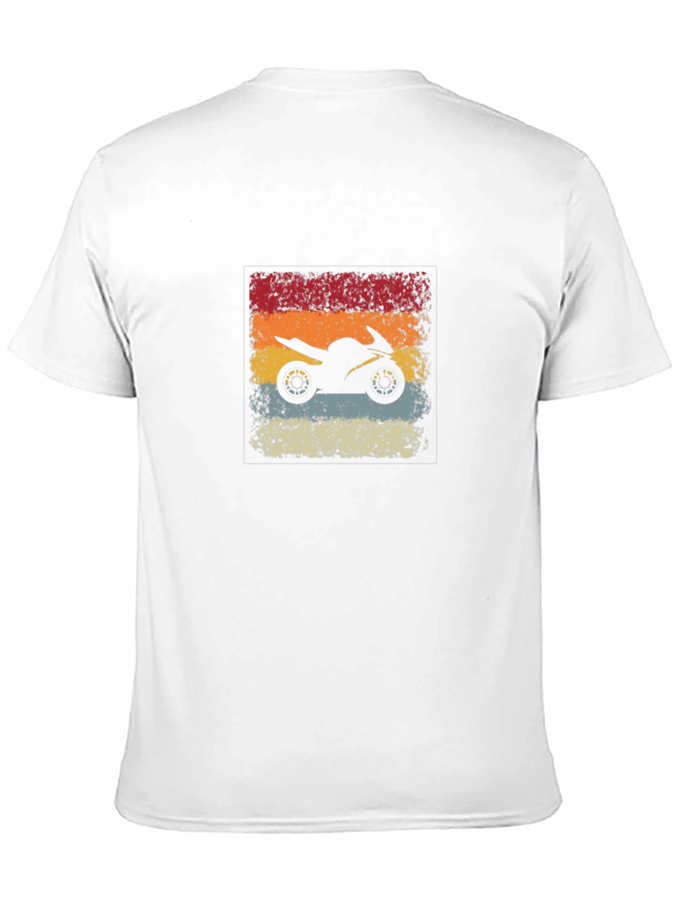 Retro Motorcycle Graphic Tee - Rider Style