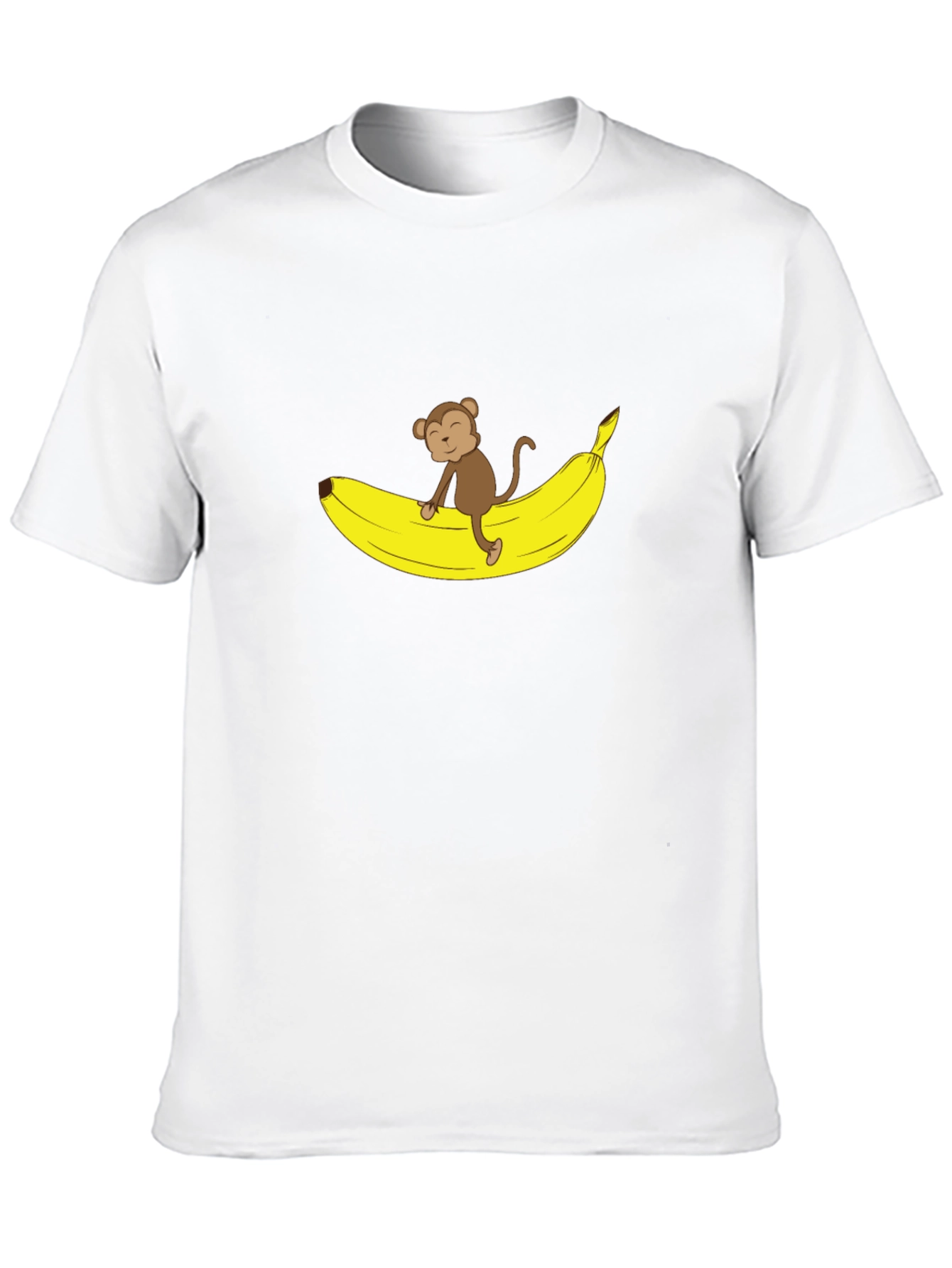 Monkey Banana Graphic T-Shirt - Black