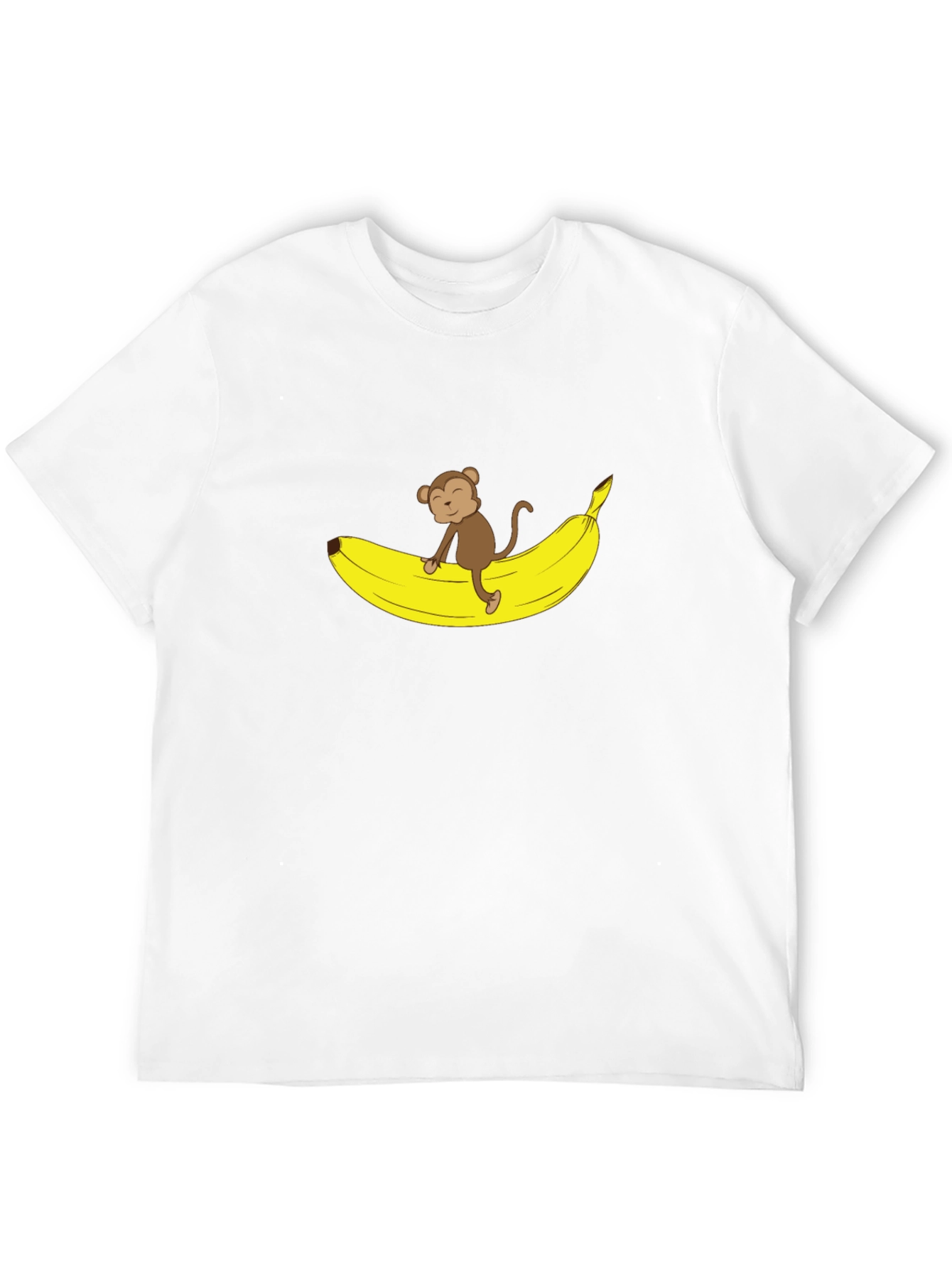 Monkey Banana Graphic T-Shirt - Black