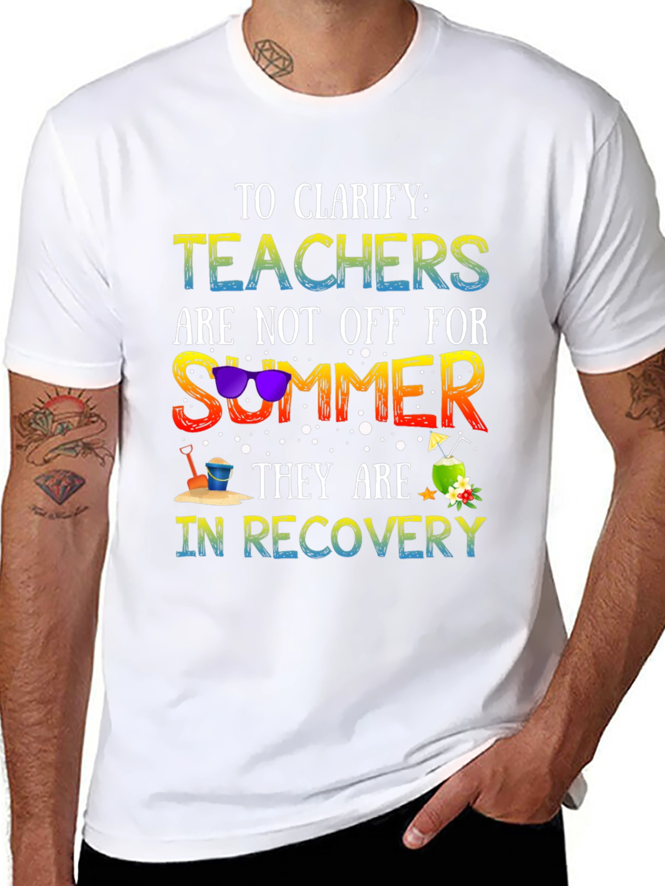 Teacher Summer Recovery T-Shirt