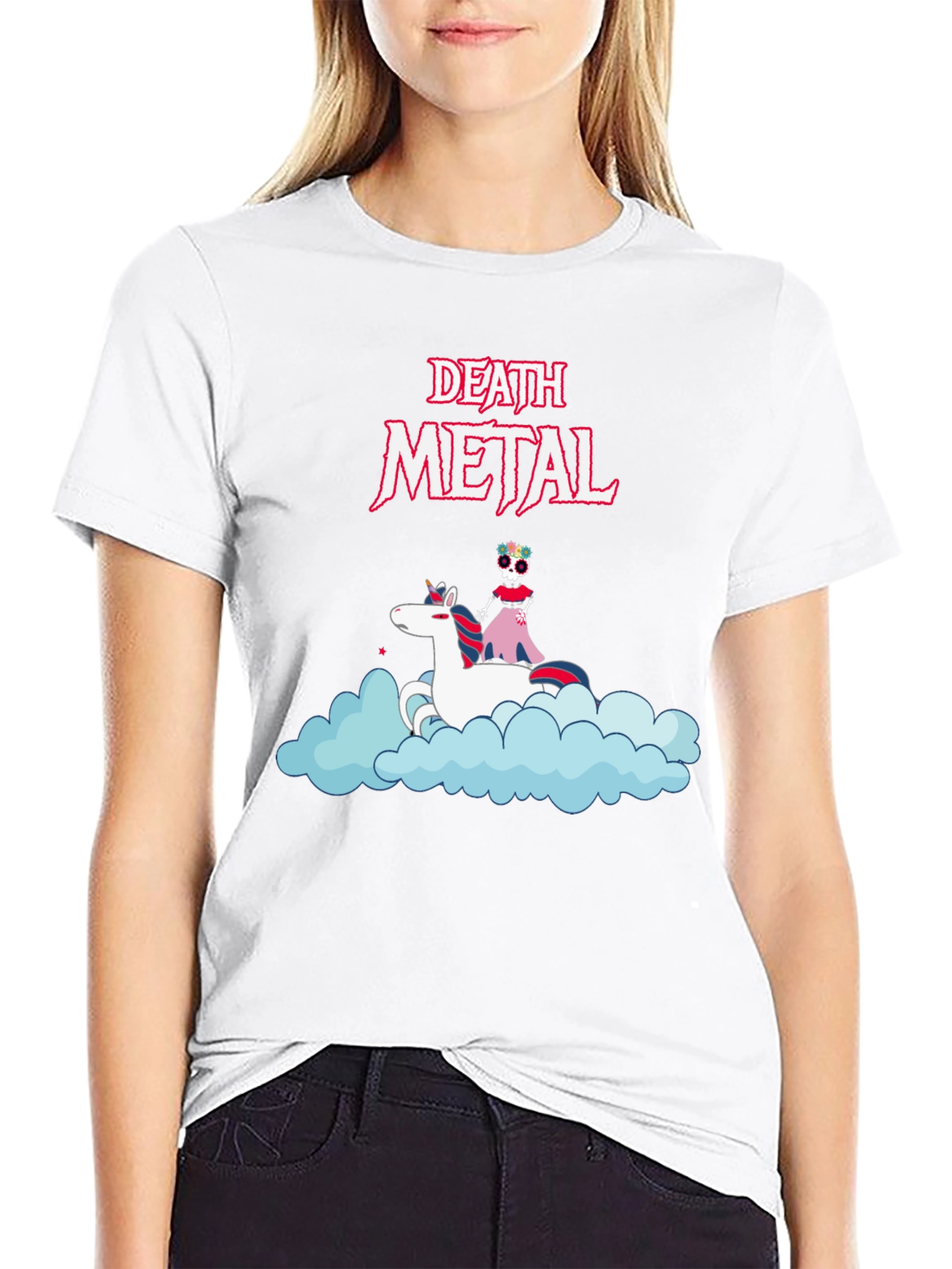Death Metal Unicorn T-Shirt - Black