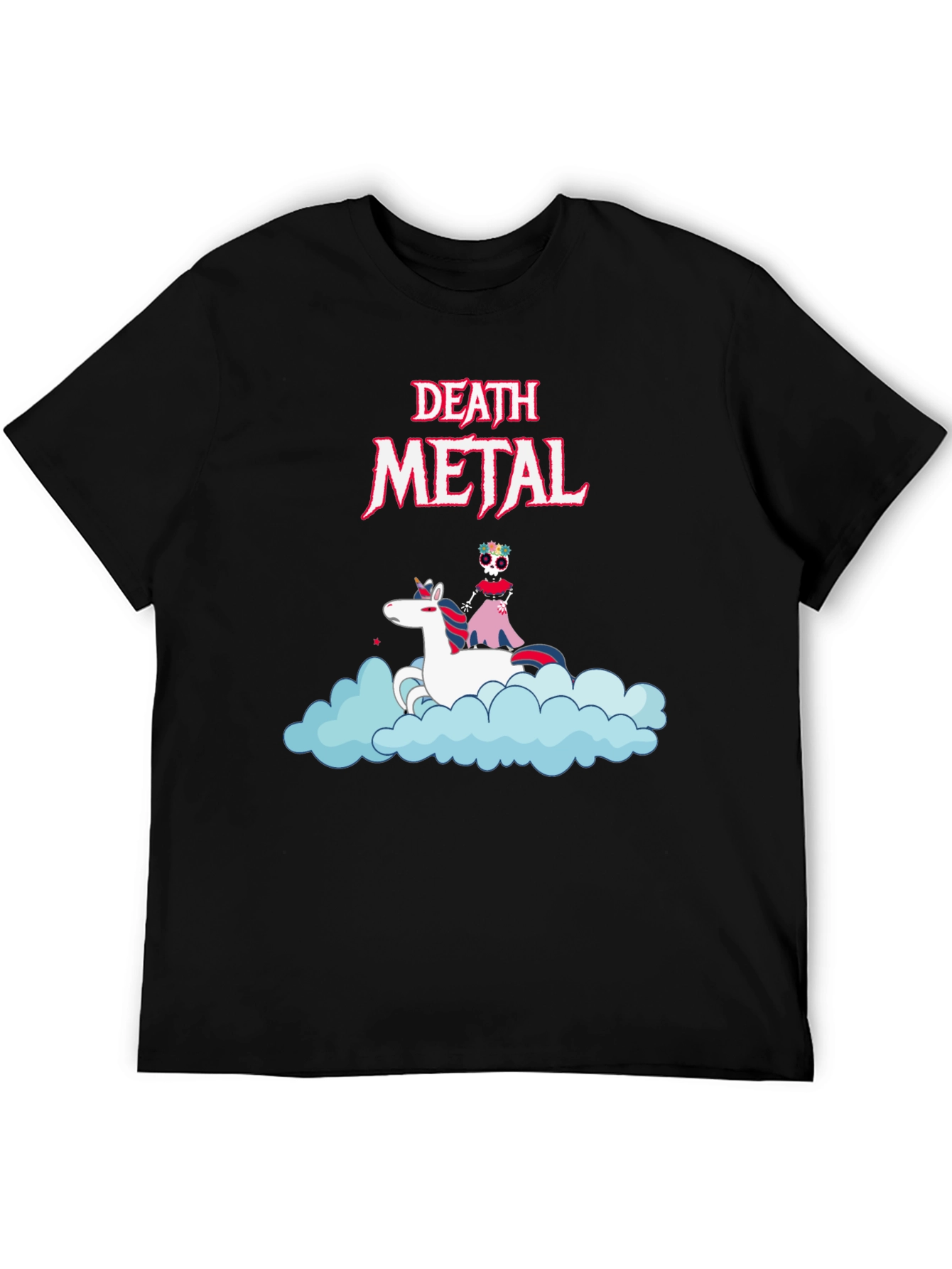 Death Metal Unicorn T-Shirt - Black