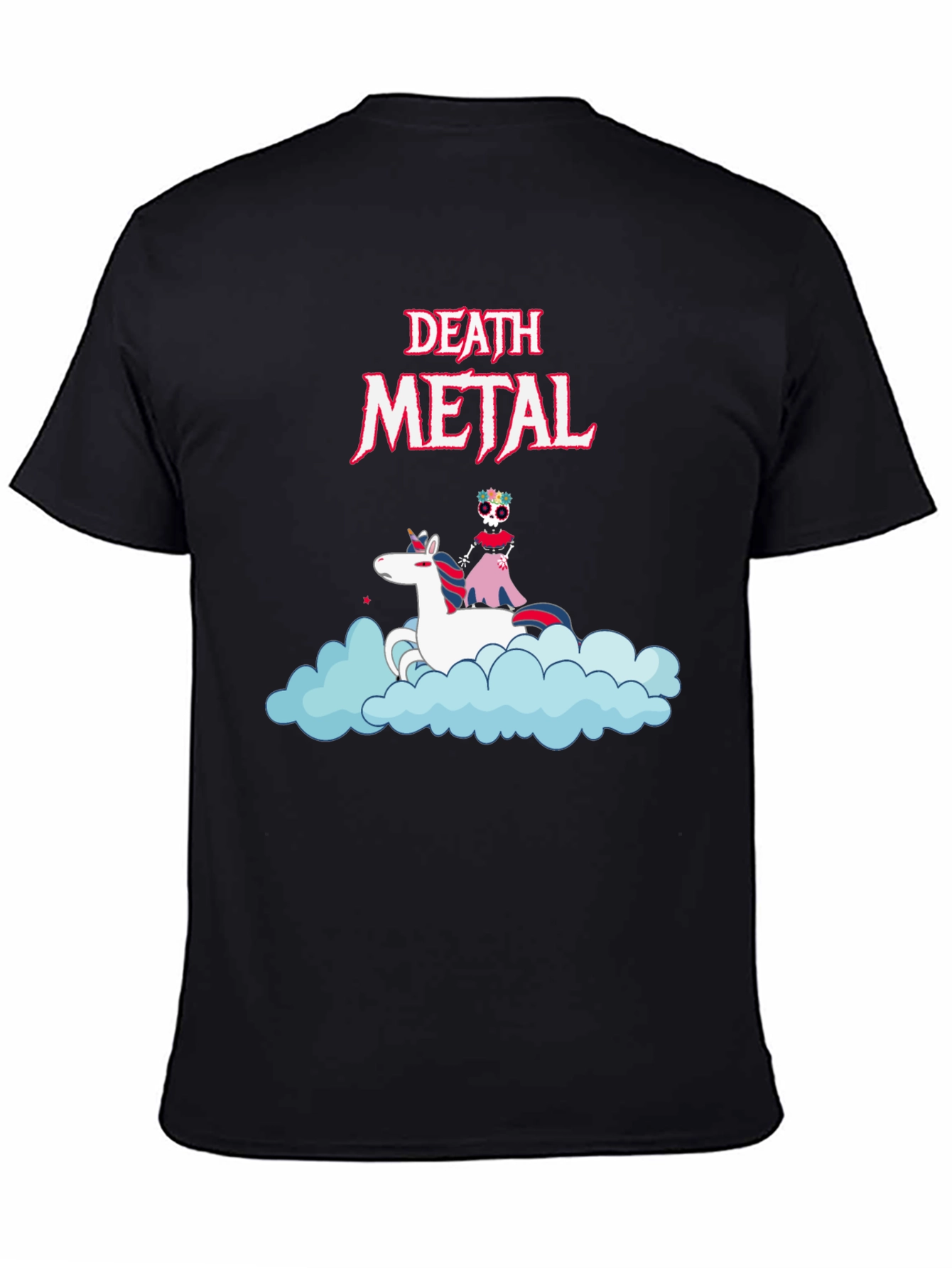 Death Metal Unicorn T-Shirt - Black