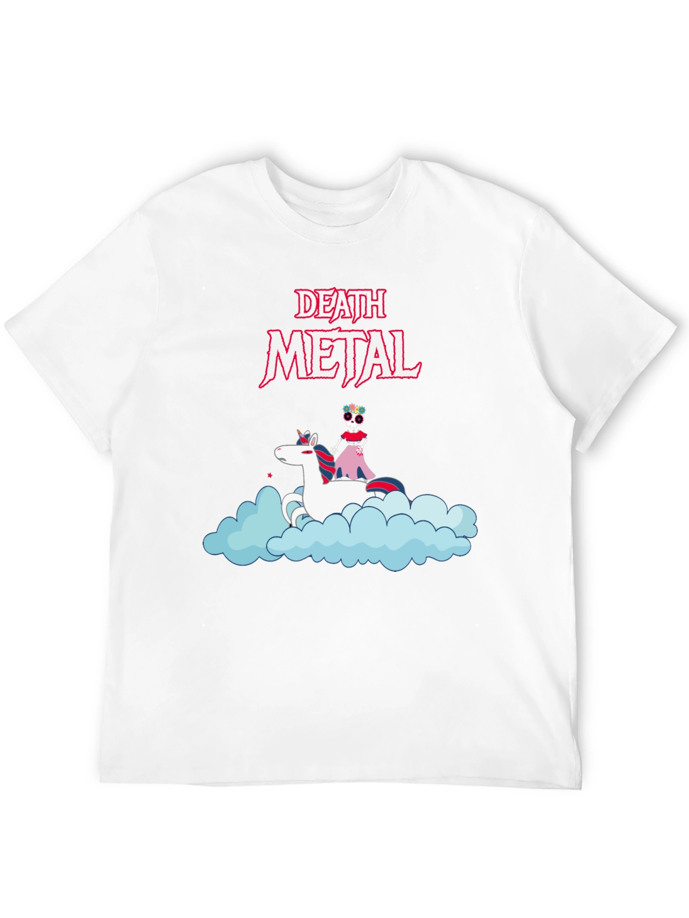 Death Metal Unicorn T-Shirt - Black