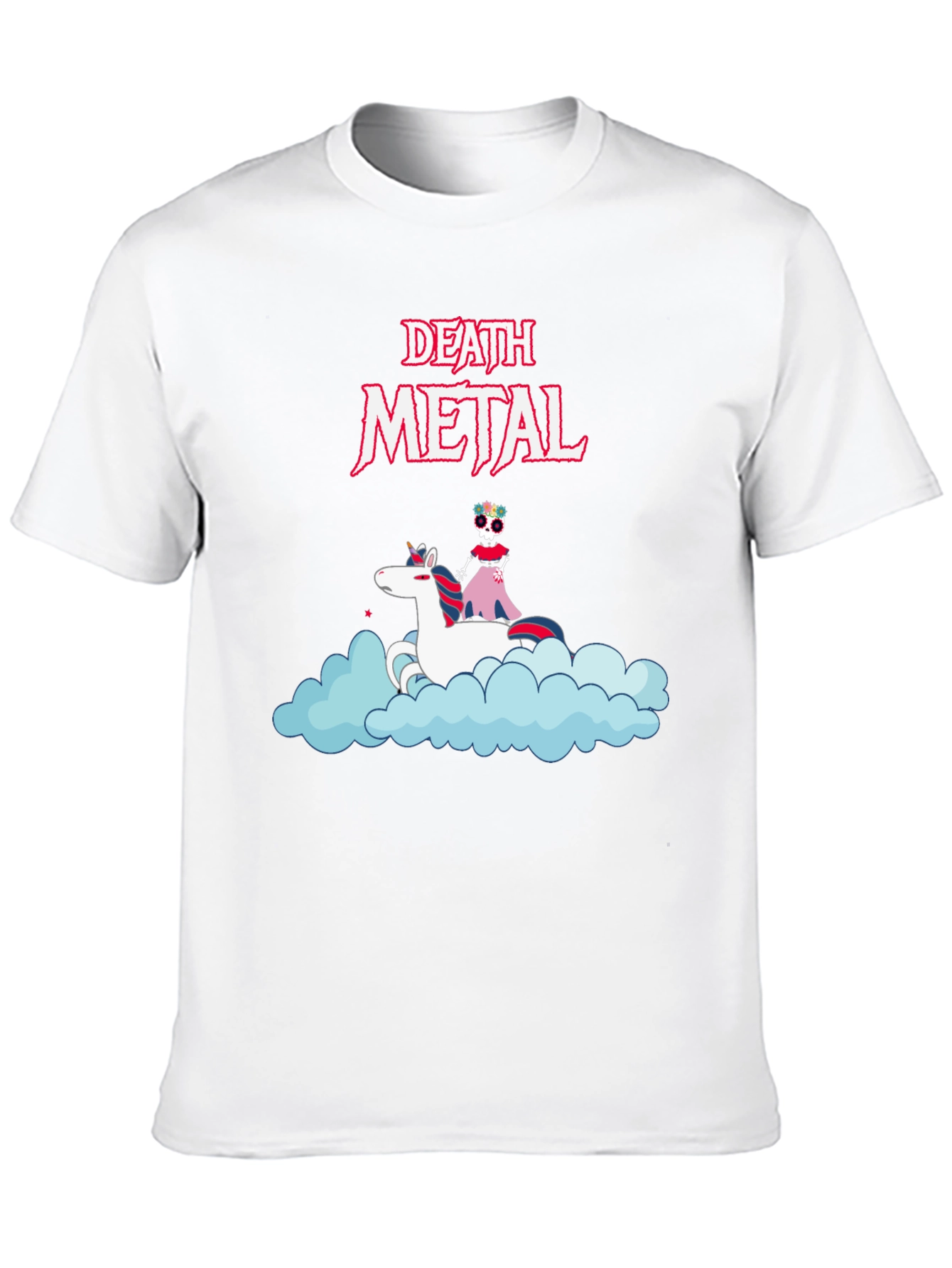 Death Metal Unicorn T-Shirt - Black