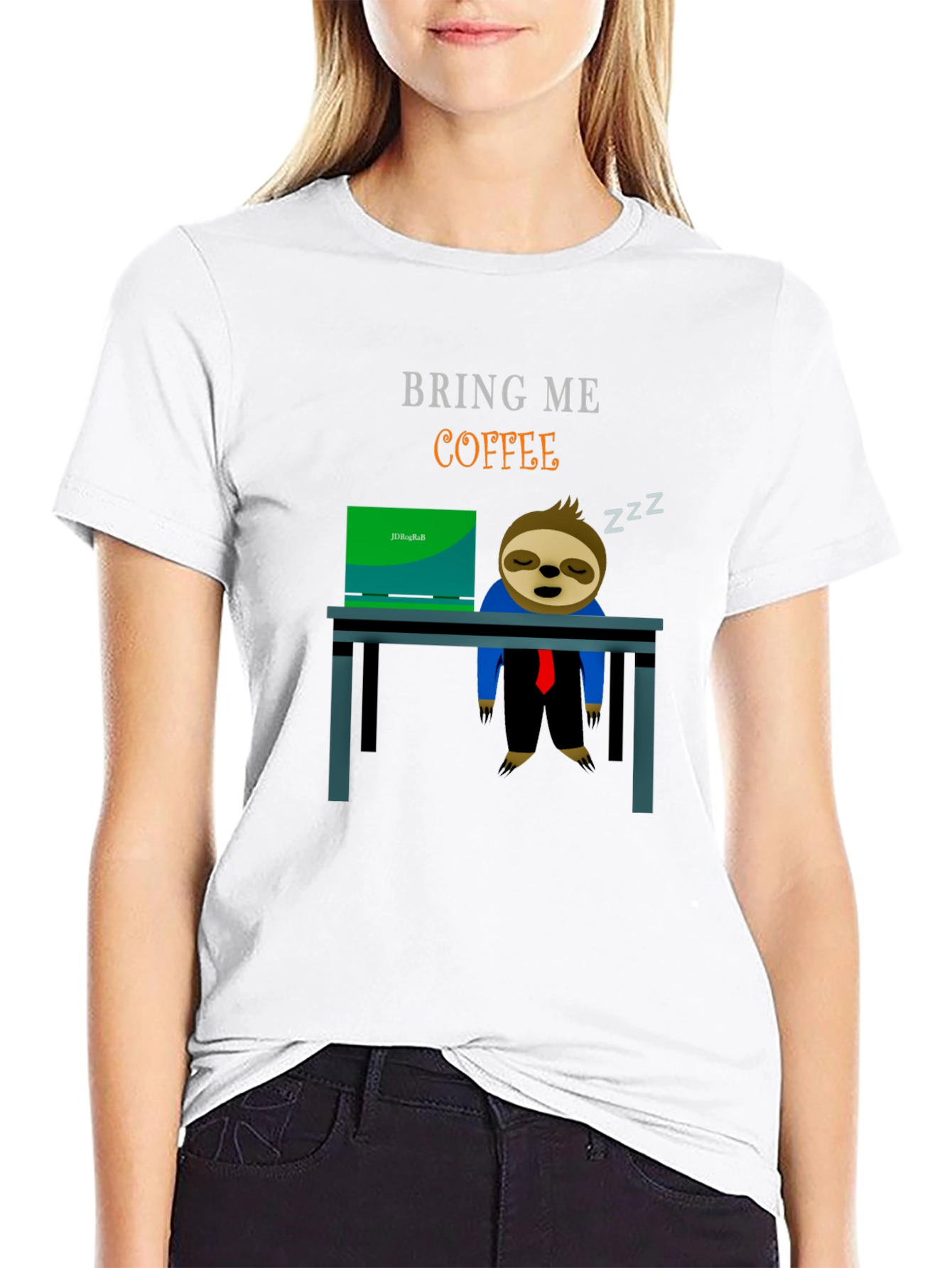 Bring Me Coffee Sloth T-Shirt
