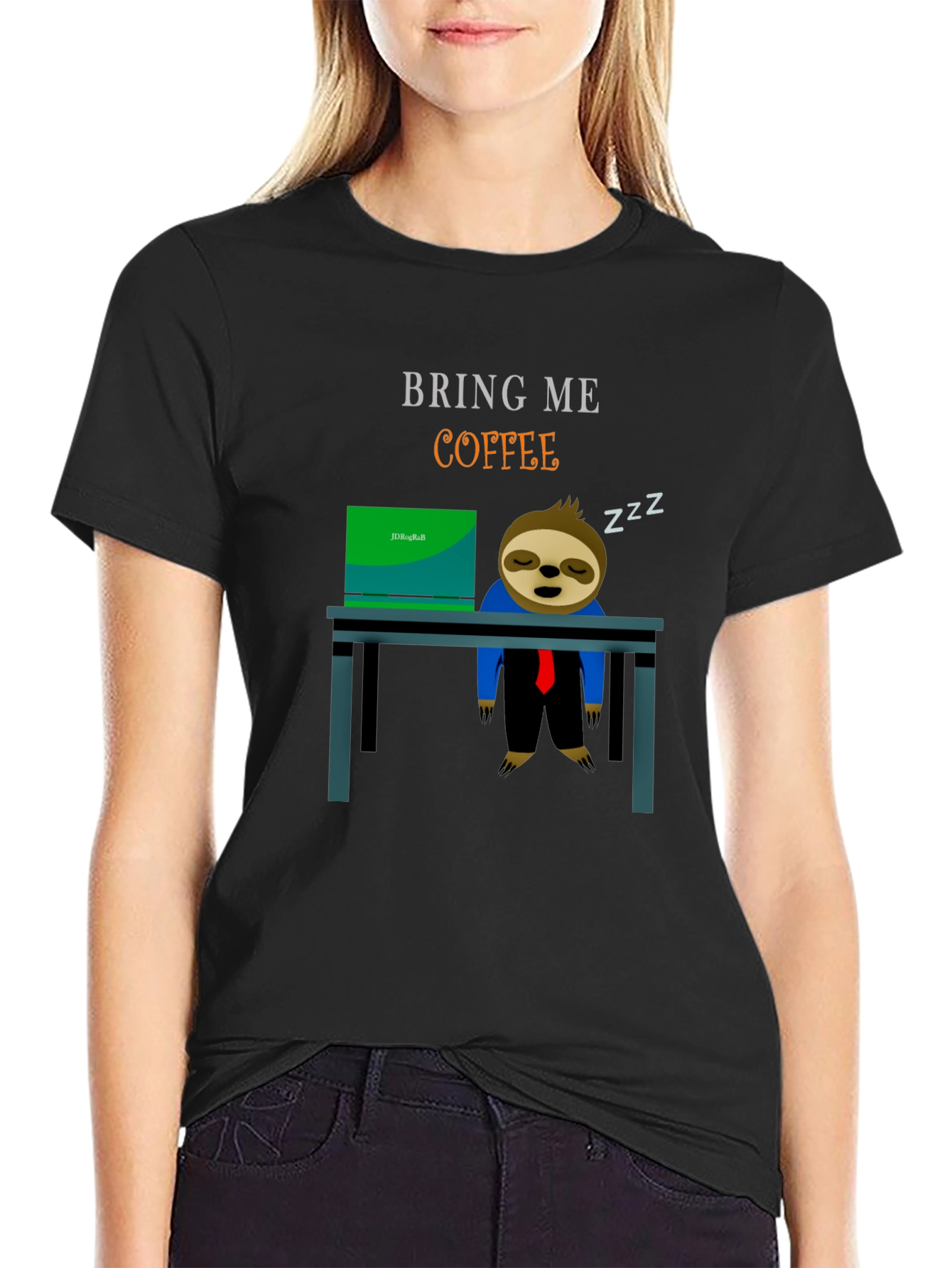 Bring Me Coffee Sloth T-Shirt