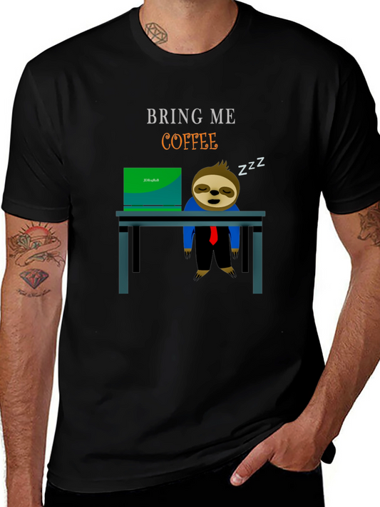 Bring Me Coffee Sloth T-Shirt