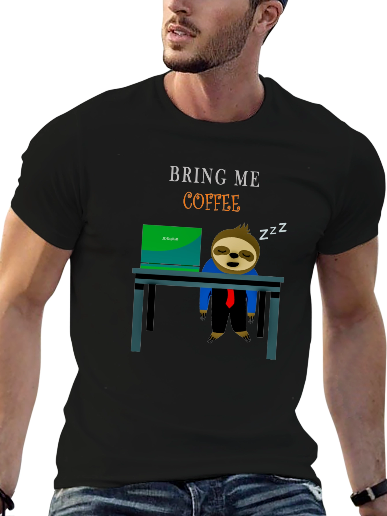 Bring Me Coffee Sloth T-Shirt