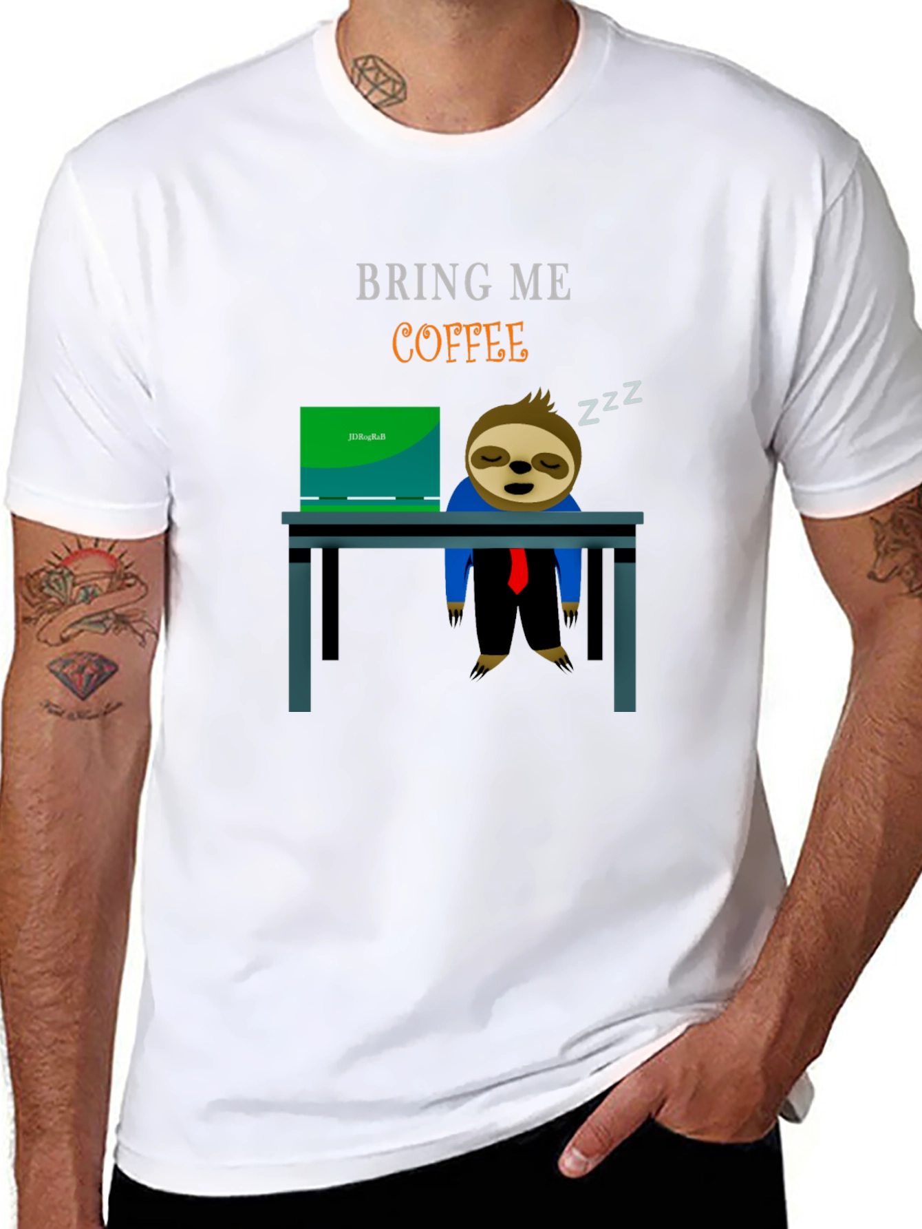 Bring Me Coffee Sloth T-Shirt
