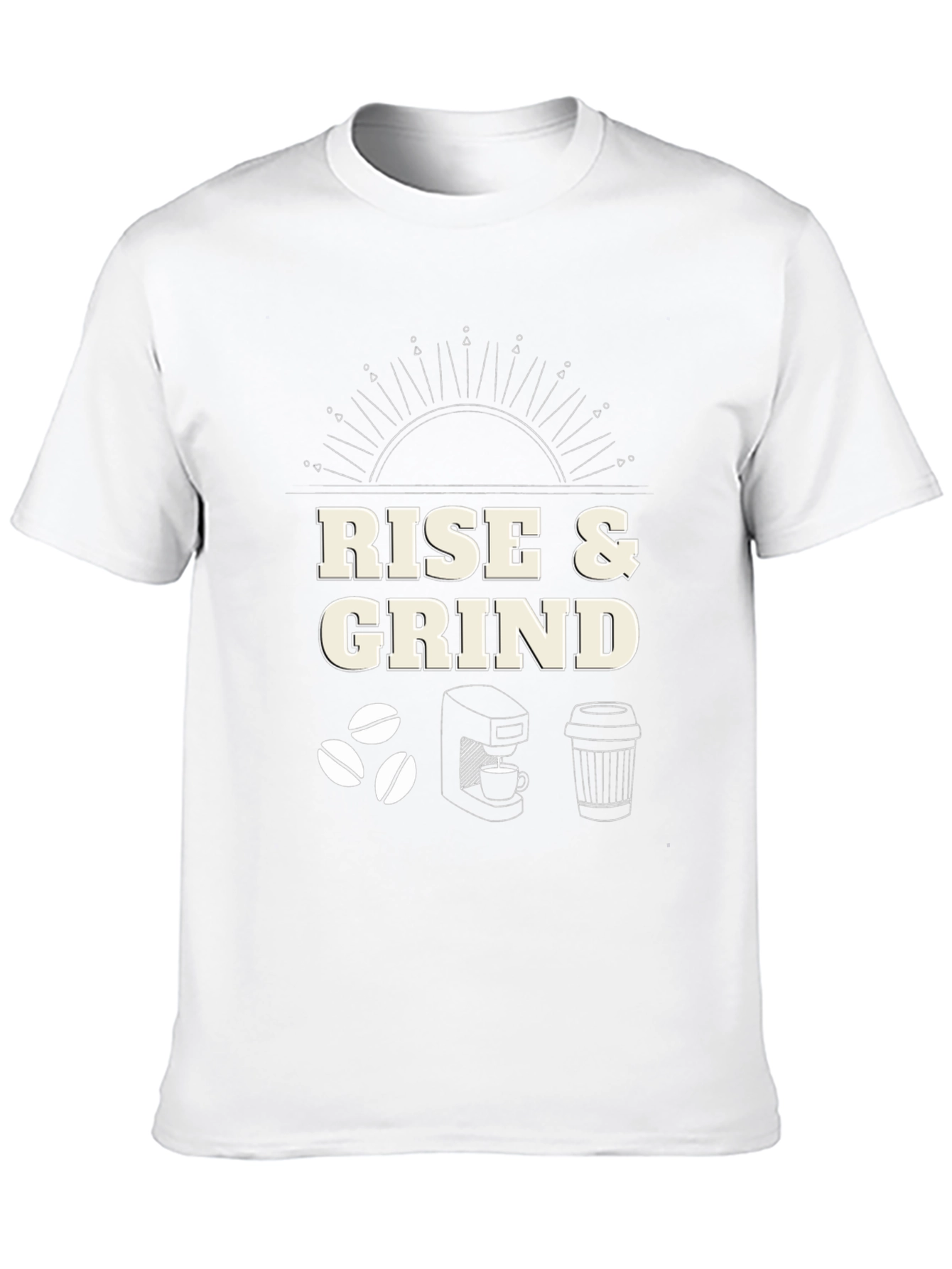 Rise & Grind Coffee T-Shirt