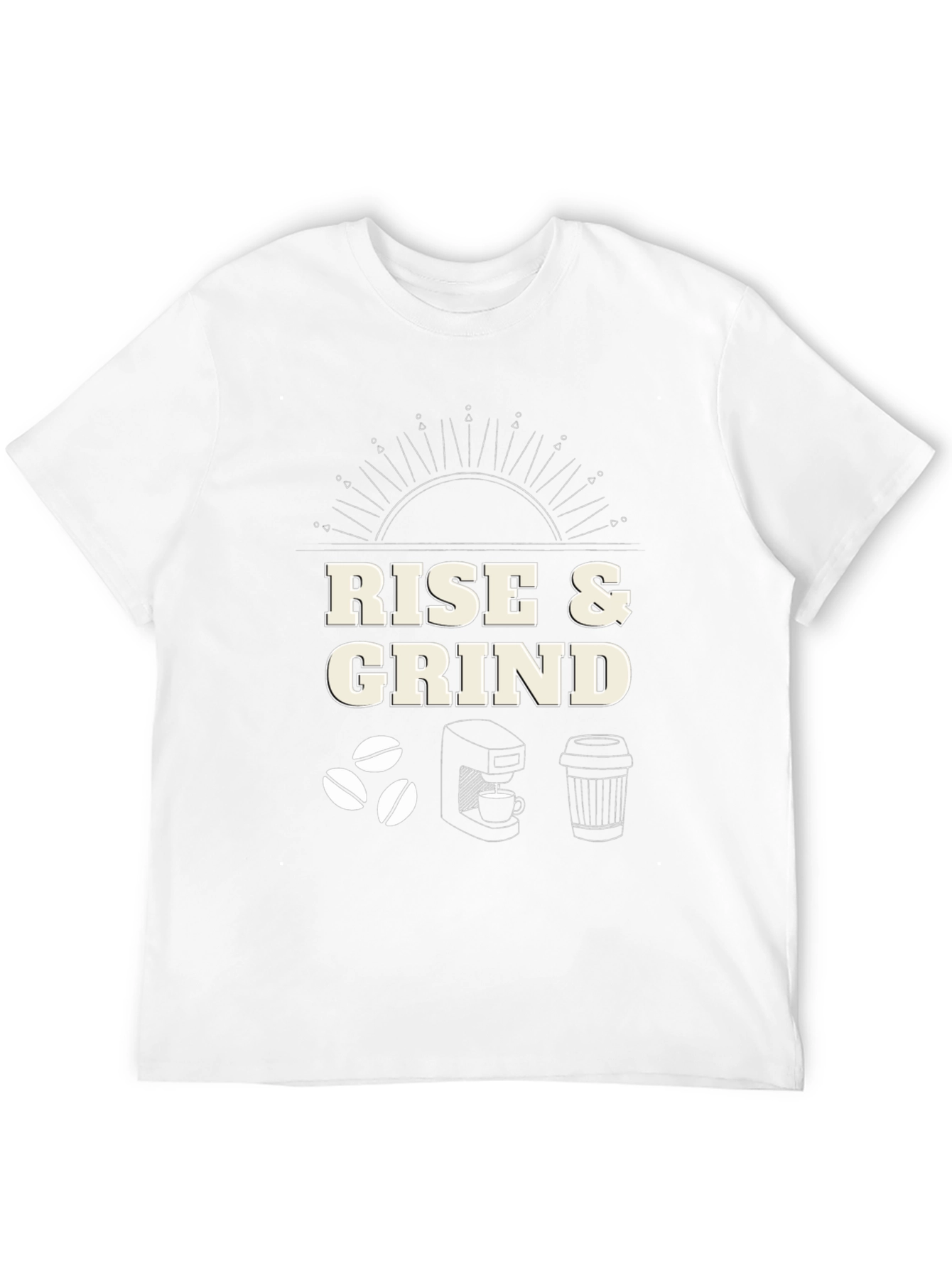 Rise & Grind Coffee T-Shirt