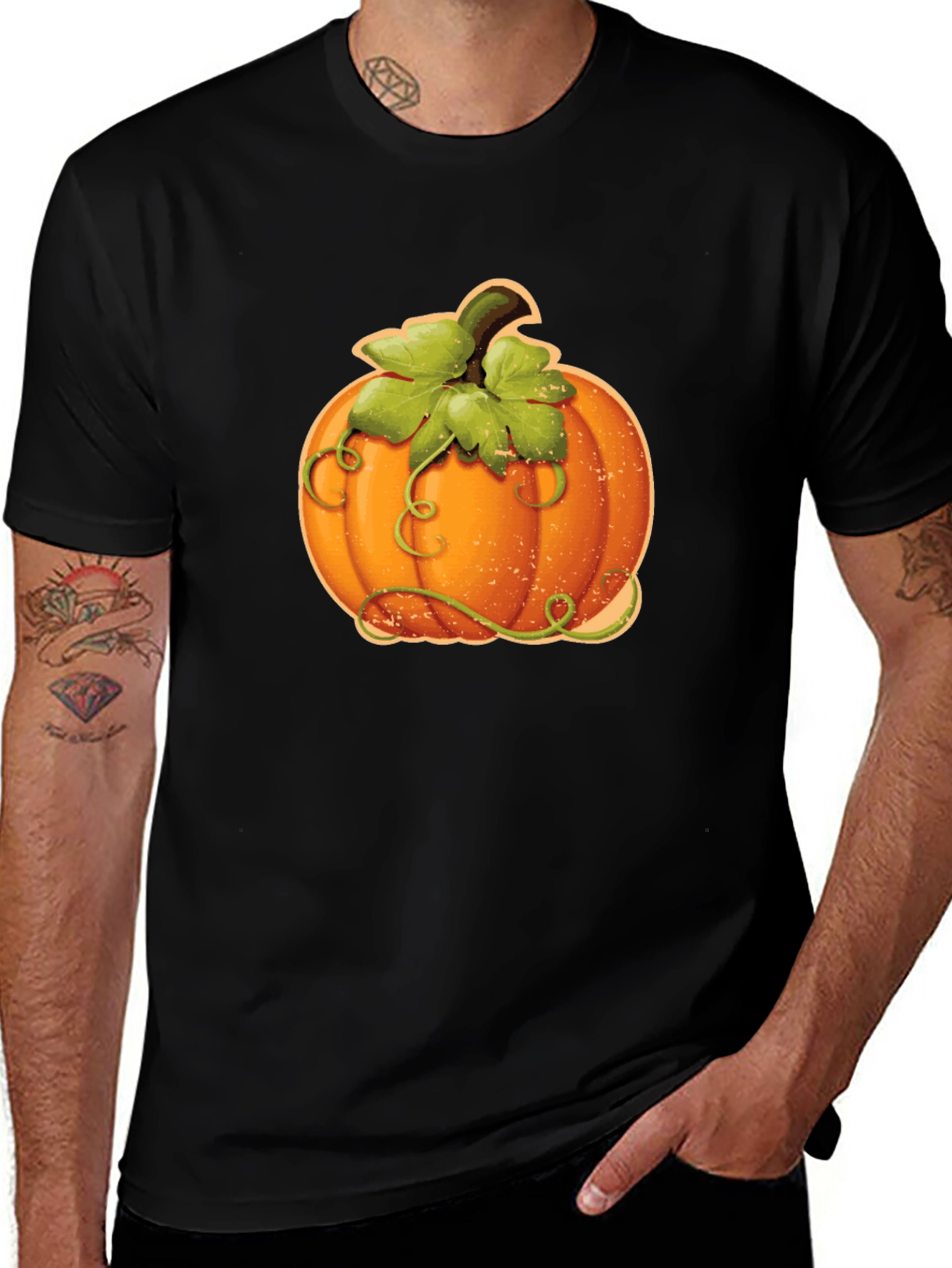 Pumpkin T-Shirt - Fall Season Apparel
