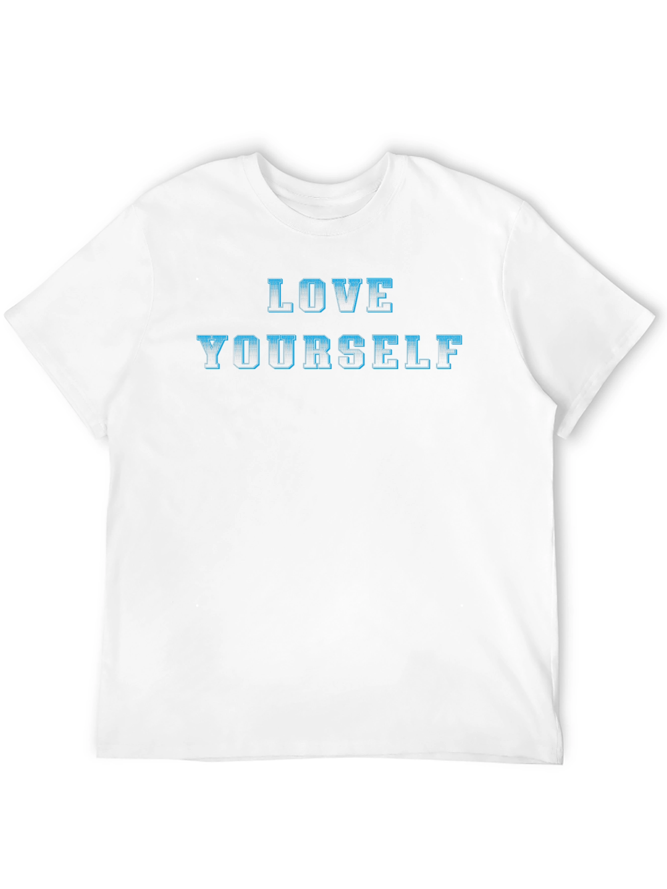 Love Yourself Graphic Tee - Black Cotton Comfort