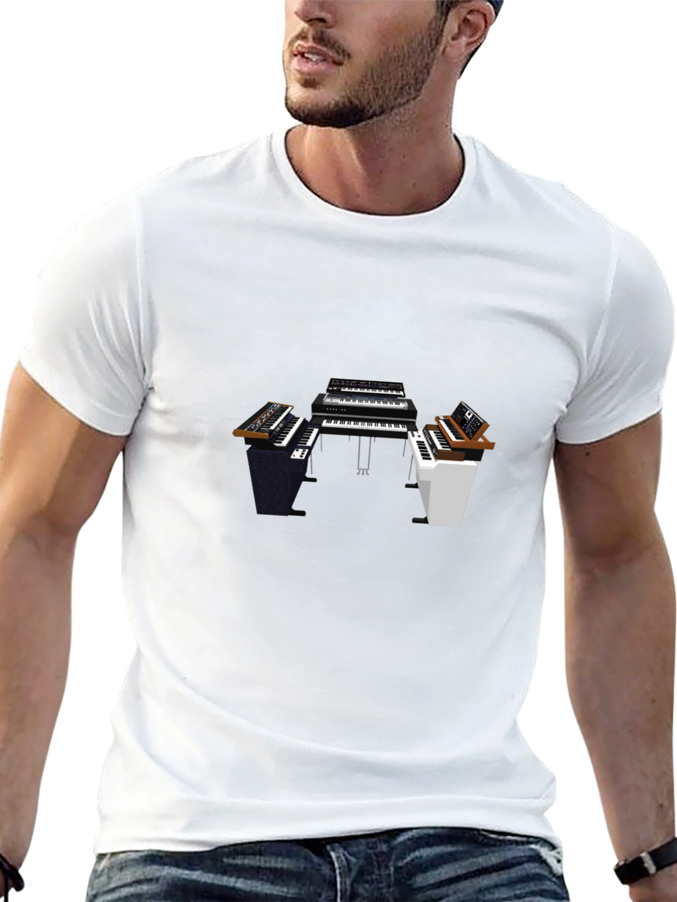 Synthesizer Keyboard T-Shirt - Musician Apparel