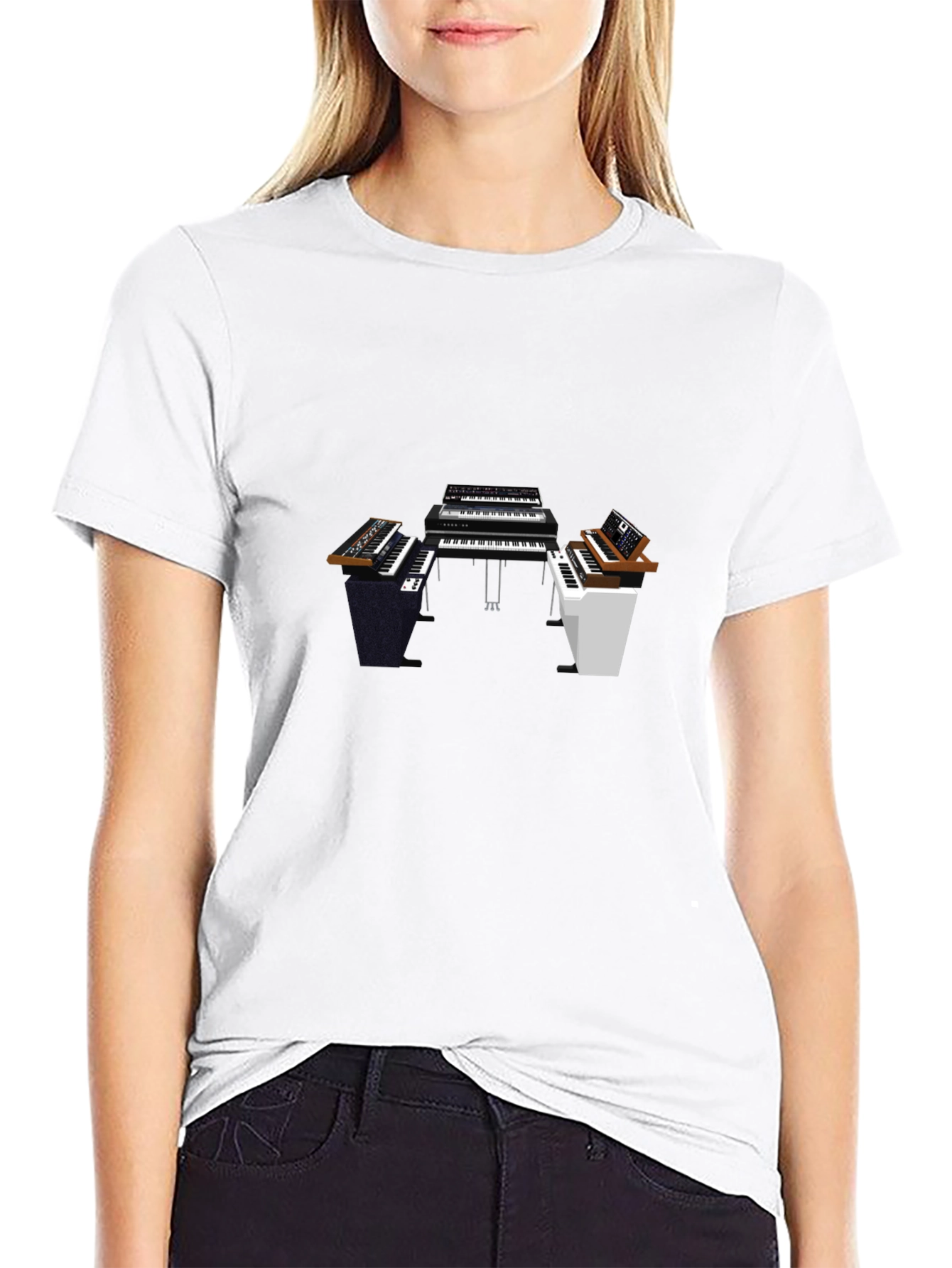 Synthesizer Keyboard T-Shirt - Musician Apparel