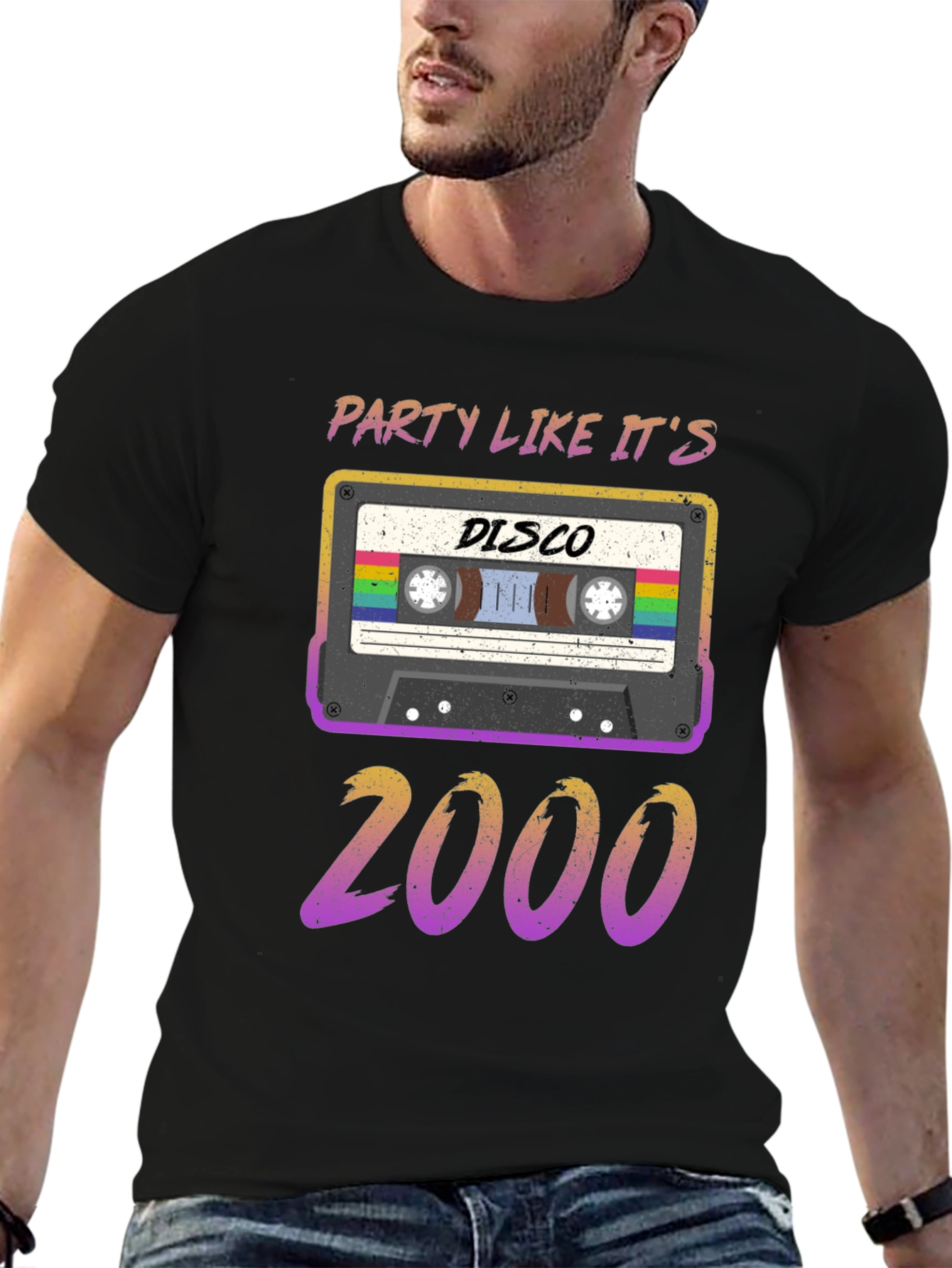Party Like Its 2000 Disco Cassette T-Shirt