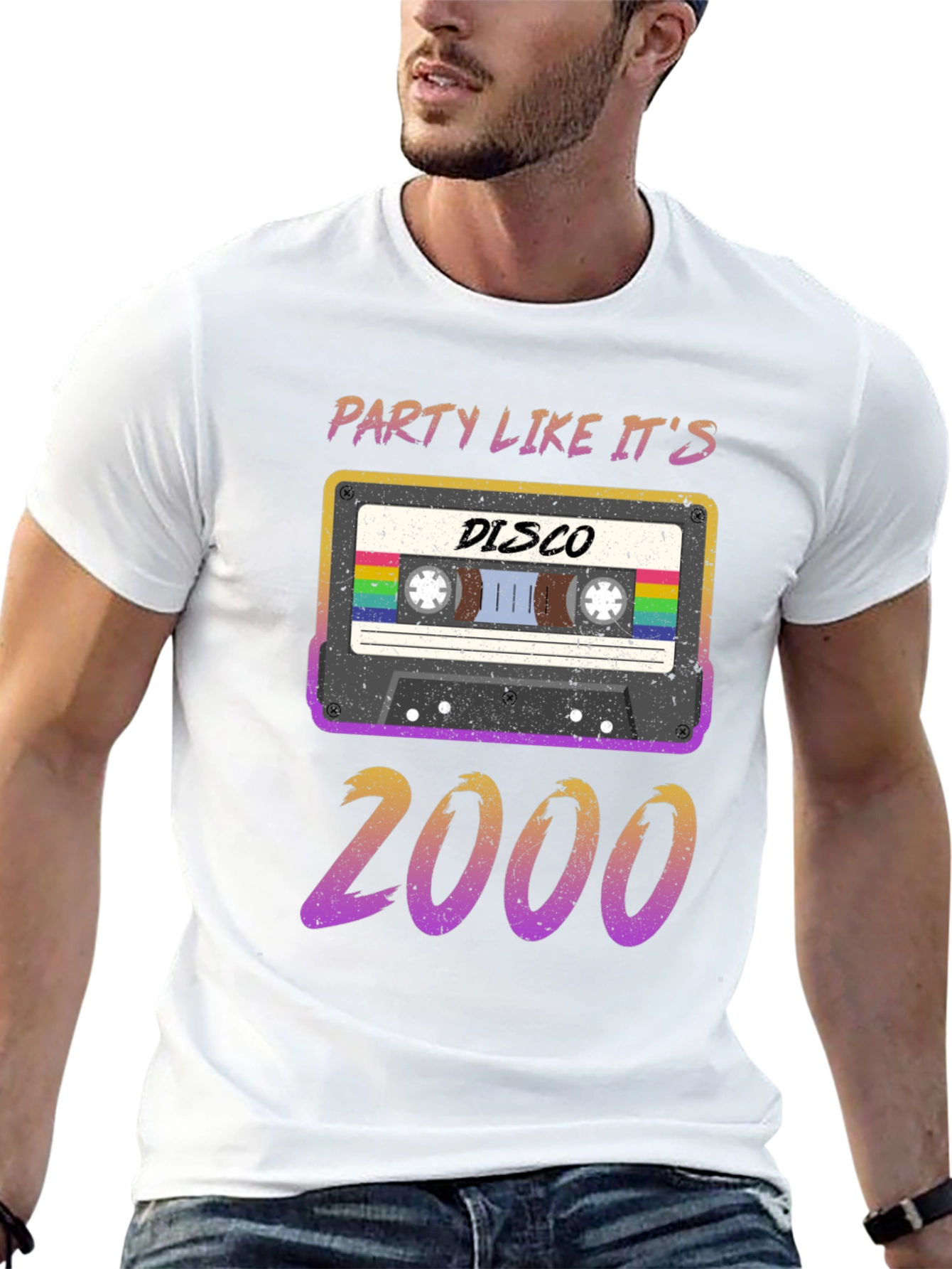 Party Like Its 2000 Disco Cassette T-Shirt