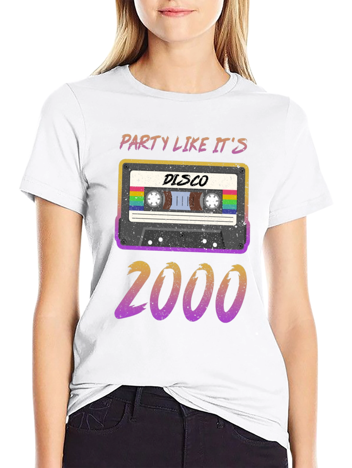 Party Like Its 2000 Disco Cassette T-Shirt