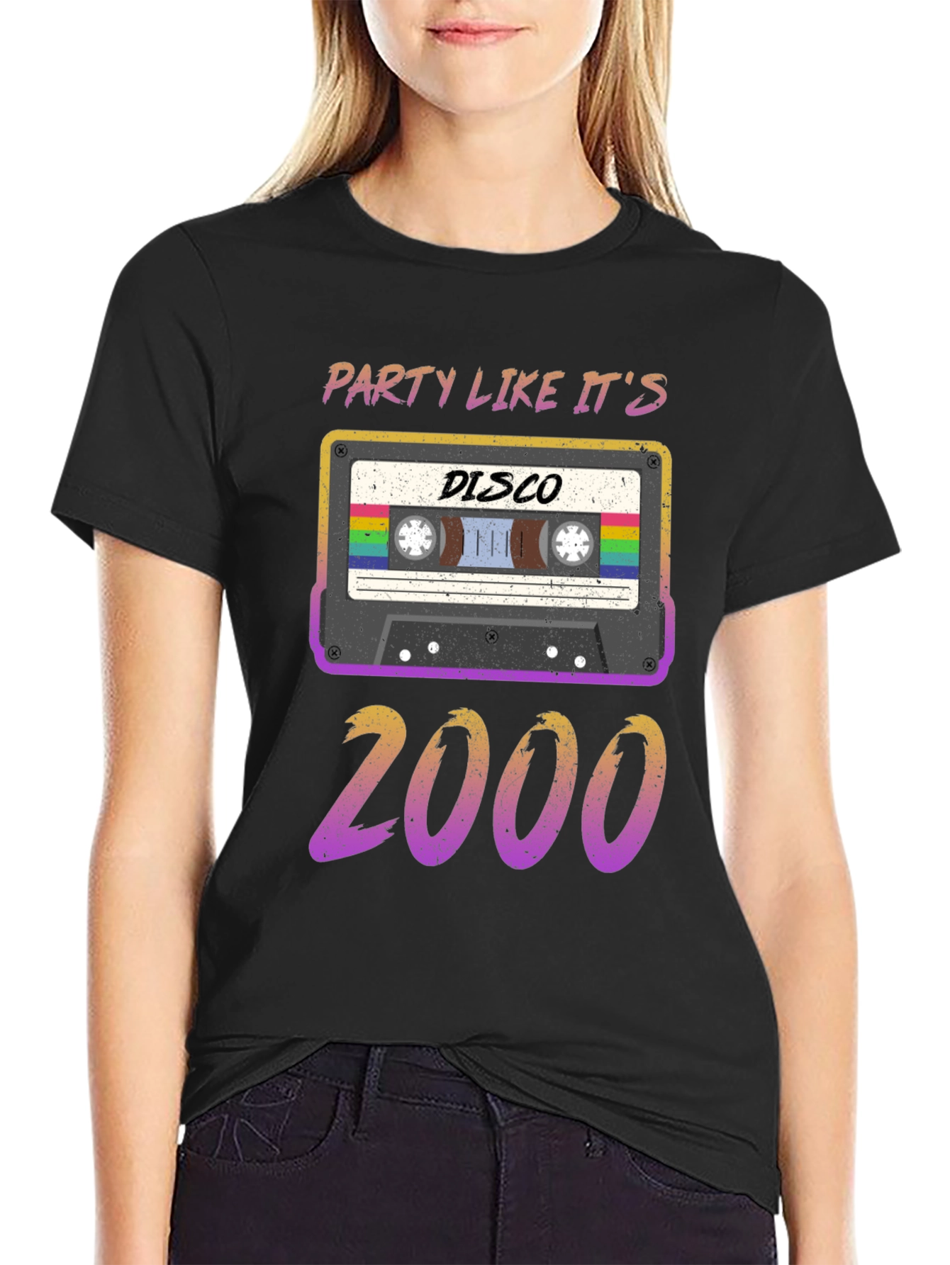Party Like Its 2000 Disco Cassette T-Shirt